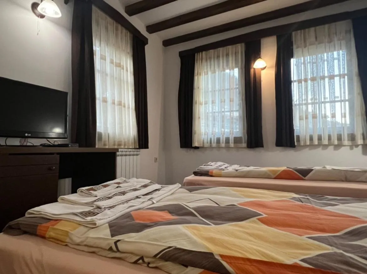 Bed in Galabova Guesthouse