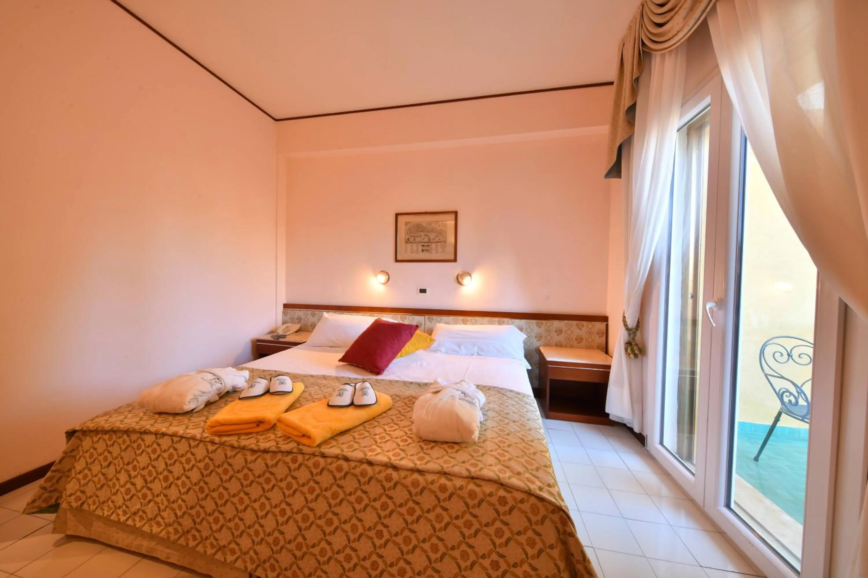 Bed in Grand Hotel Terme di Augusto