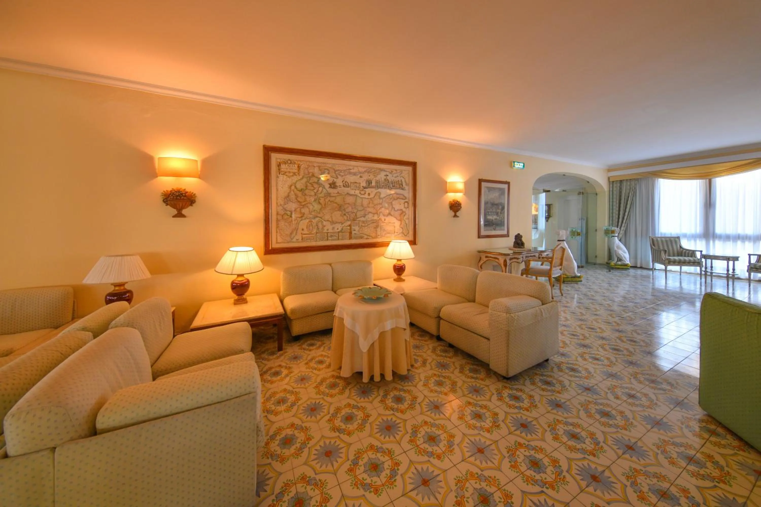 Living room in Grand Hotel Terme di Augusto