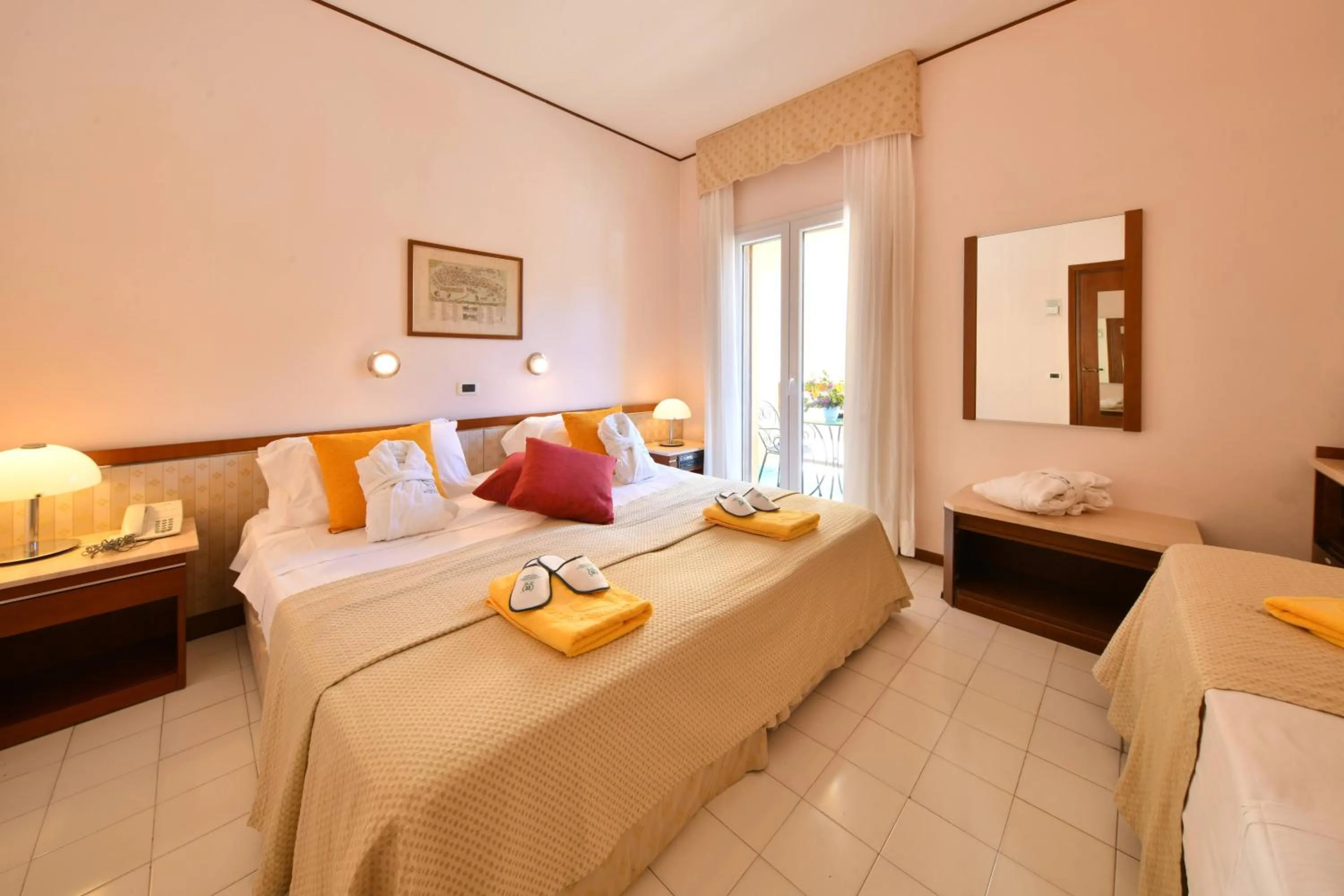 Bed in Grand Hotel Terme di Augusto