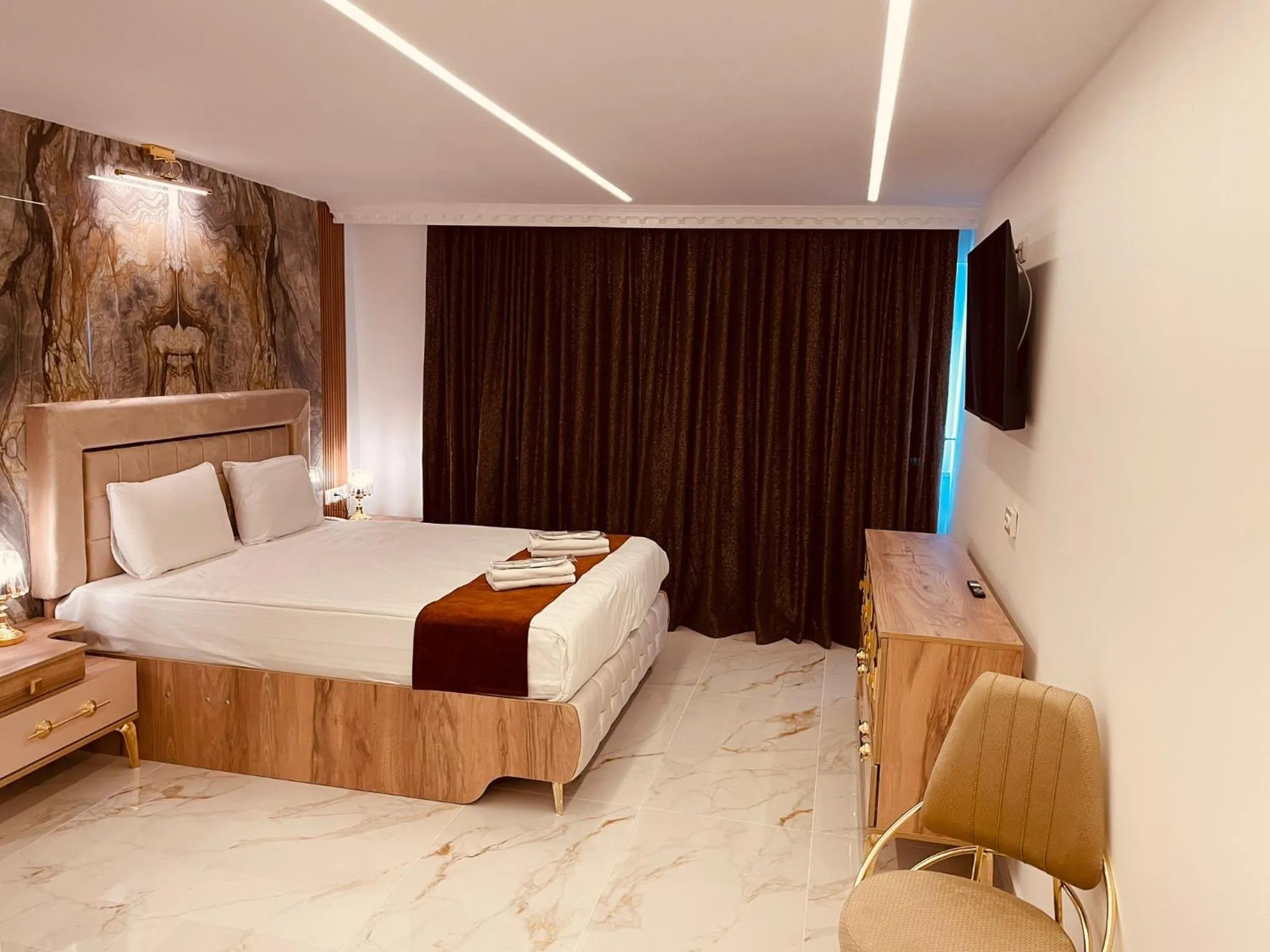 Bed in Rosa Therapy Butik Otel