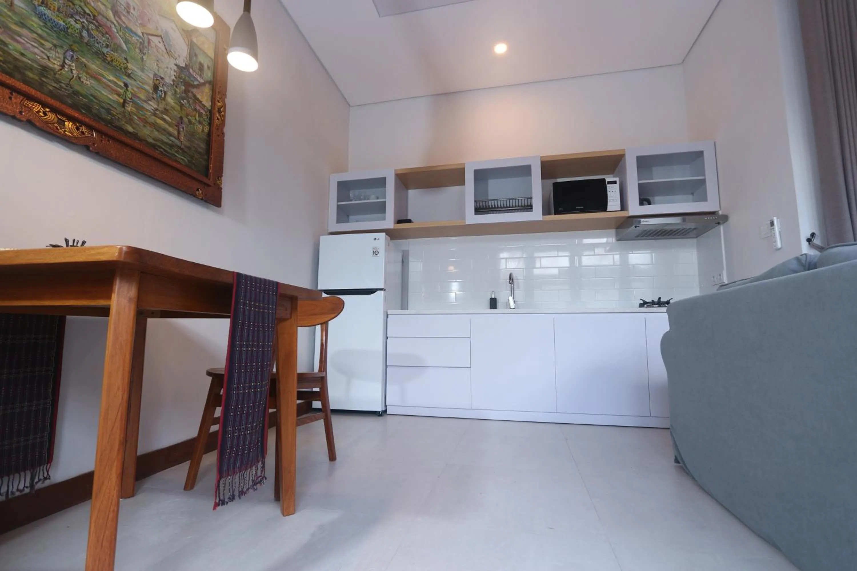 Kitchen or kitchenette in Stana Kendran Villa