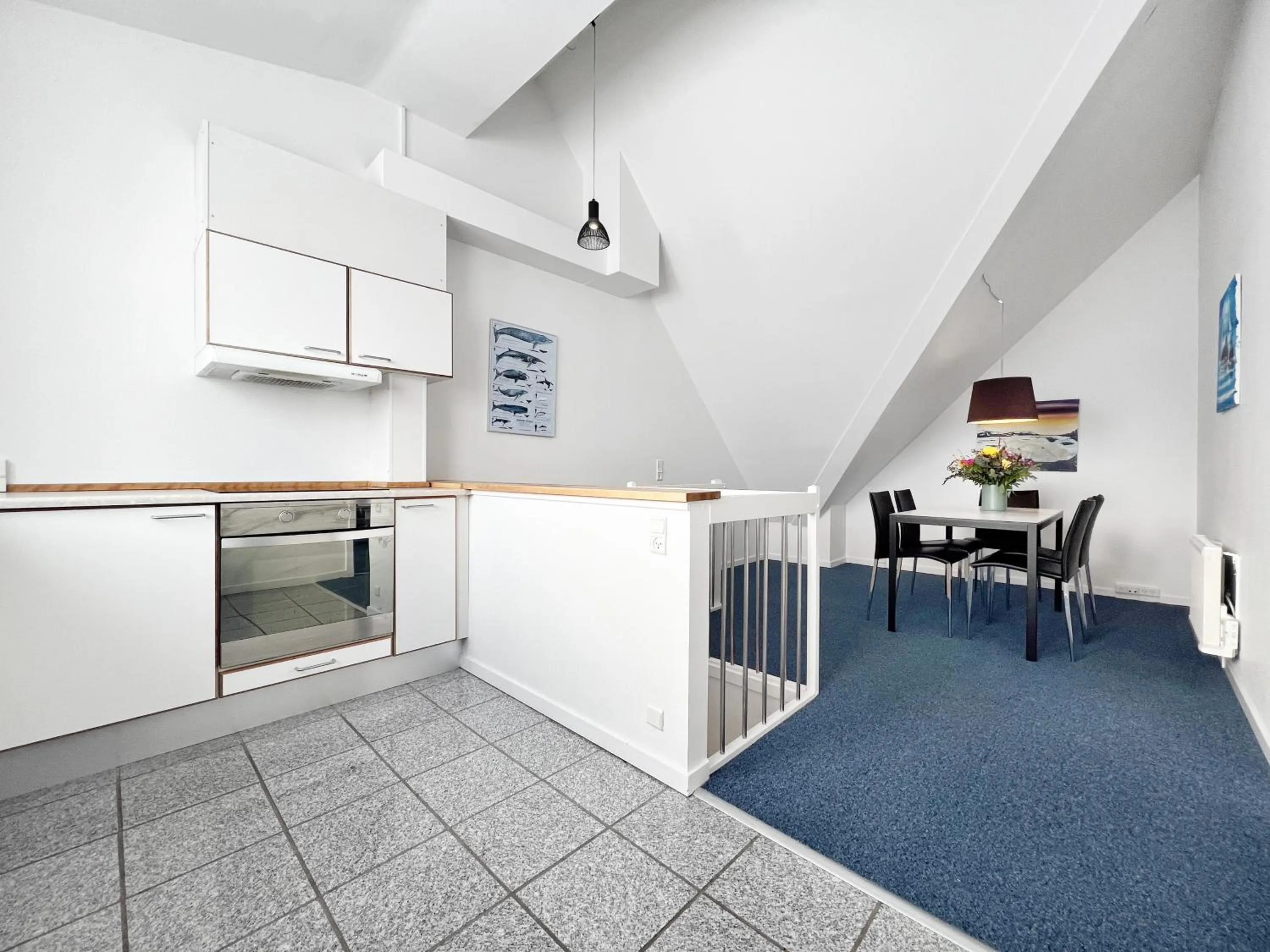 Kitchen or kitchenette in Hotel Nordbo