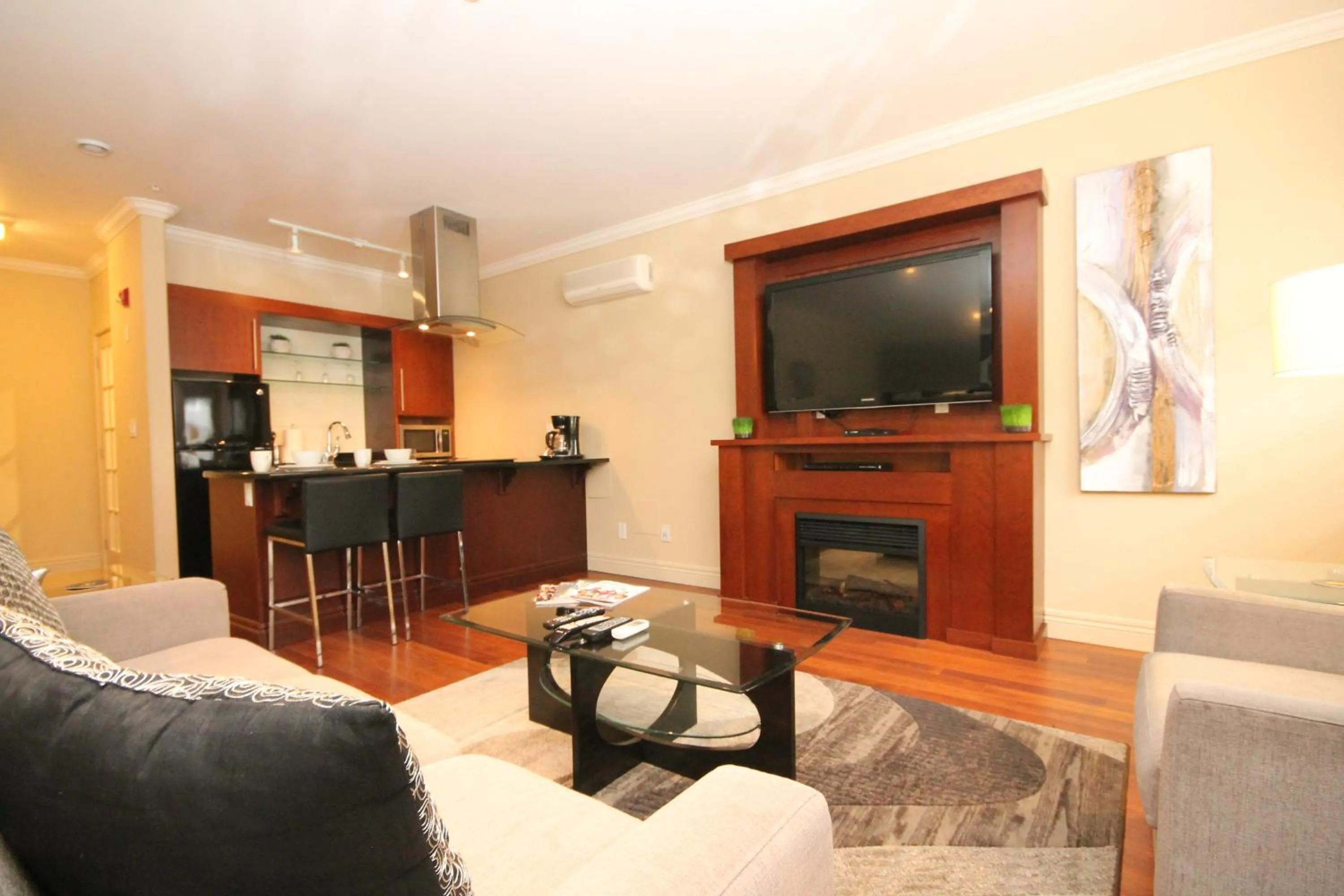 Living room in Premiere Suites - St. John's Signal Hill Gate