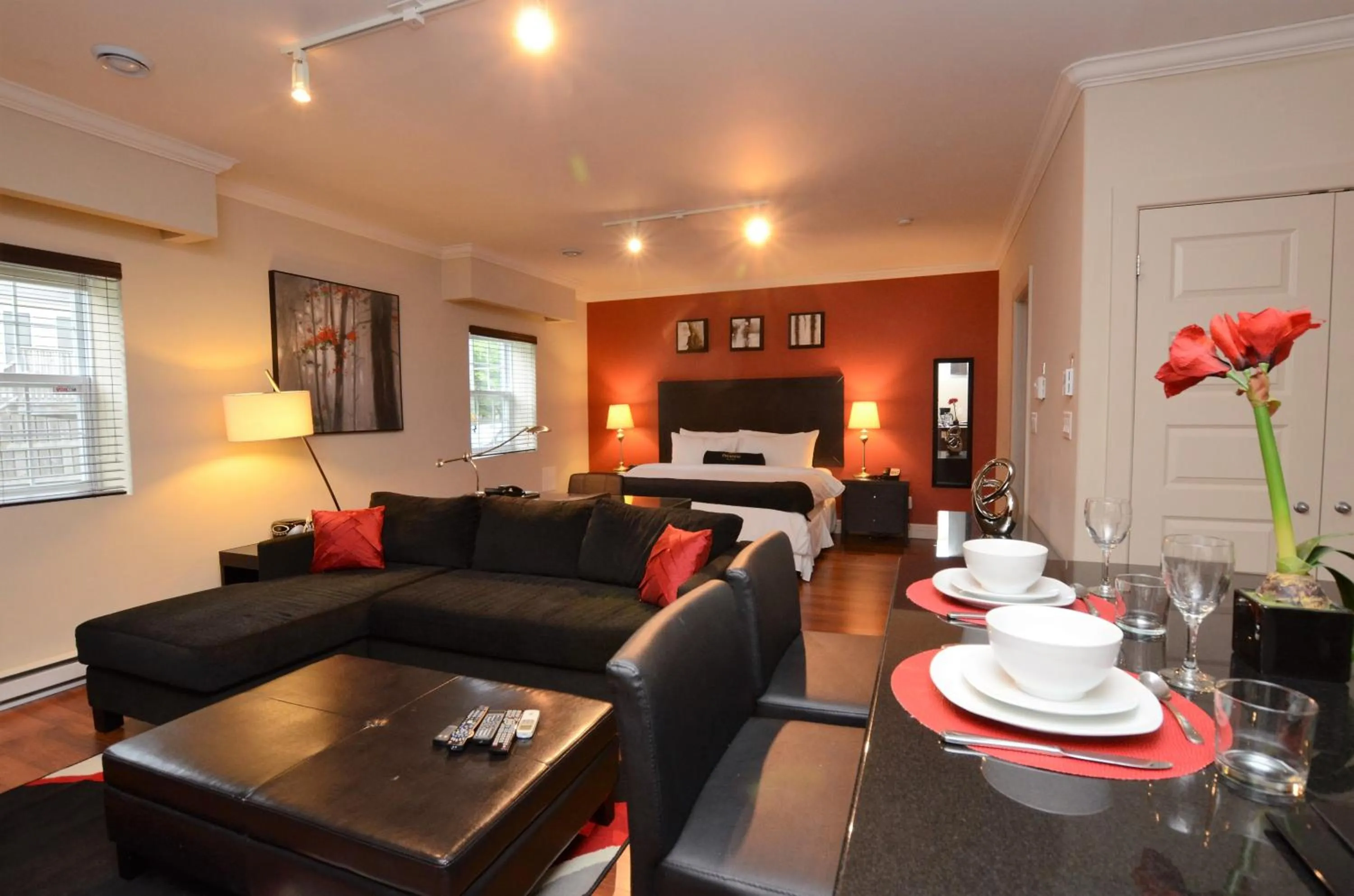 Living room in Premiere Suites - St. John's Signal Hill Gate