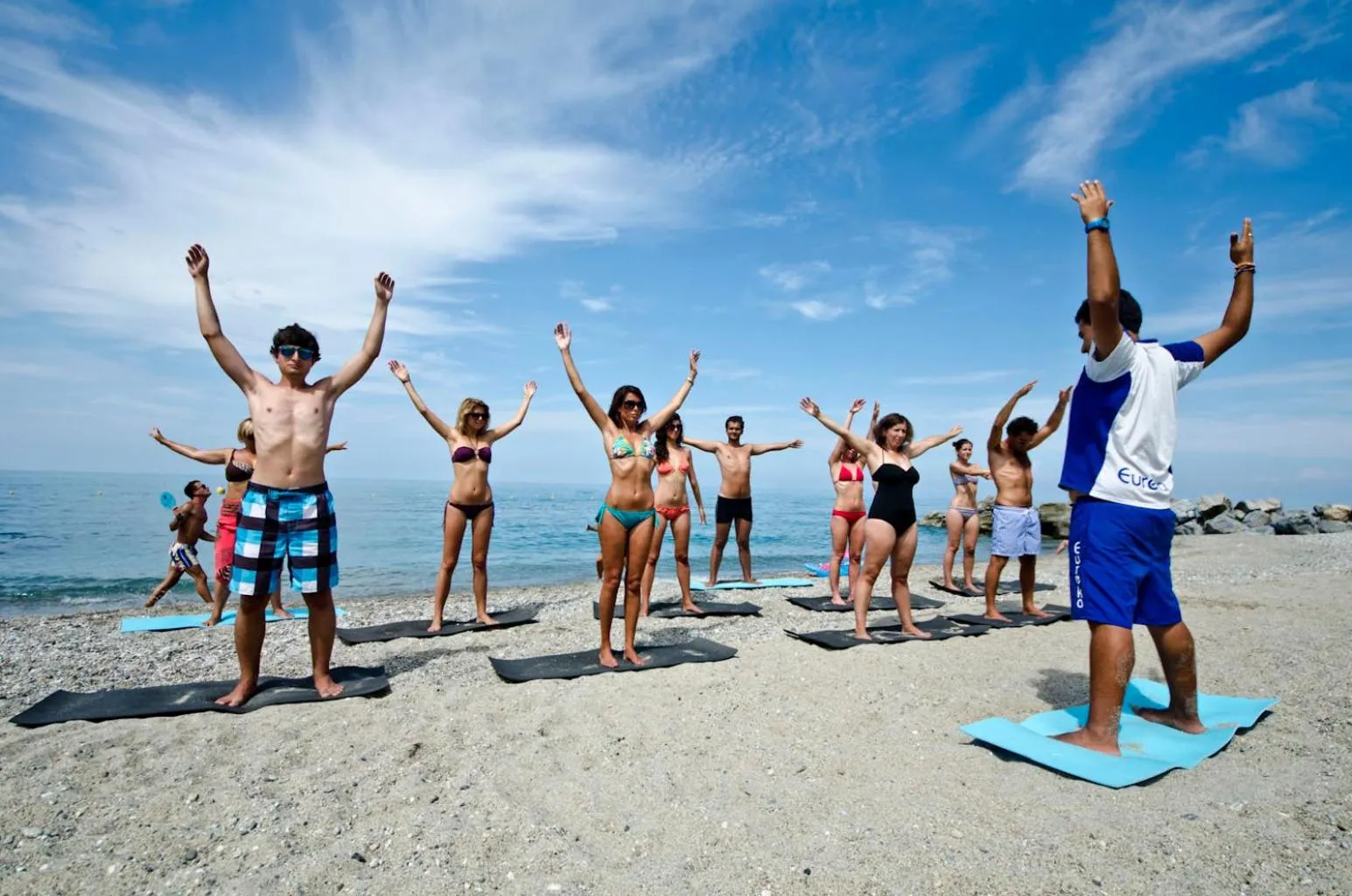 Beach in Three-room apartment a stones throw from the sea