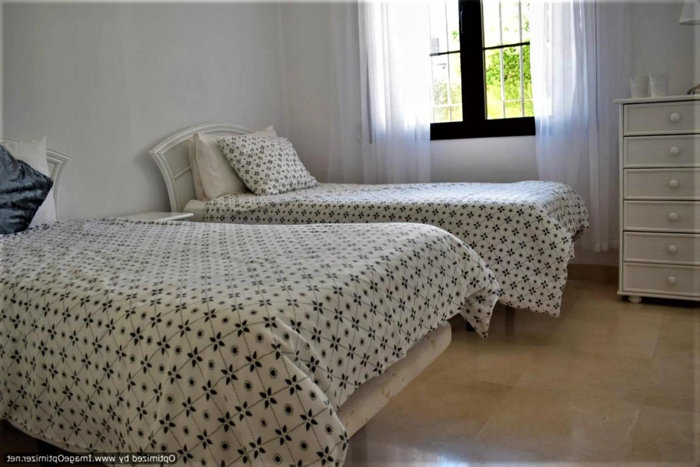Bedroom, Bed in Superior 3BR GolfLA Apartment Minutes from Puerto Banus & Marbella