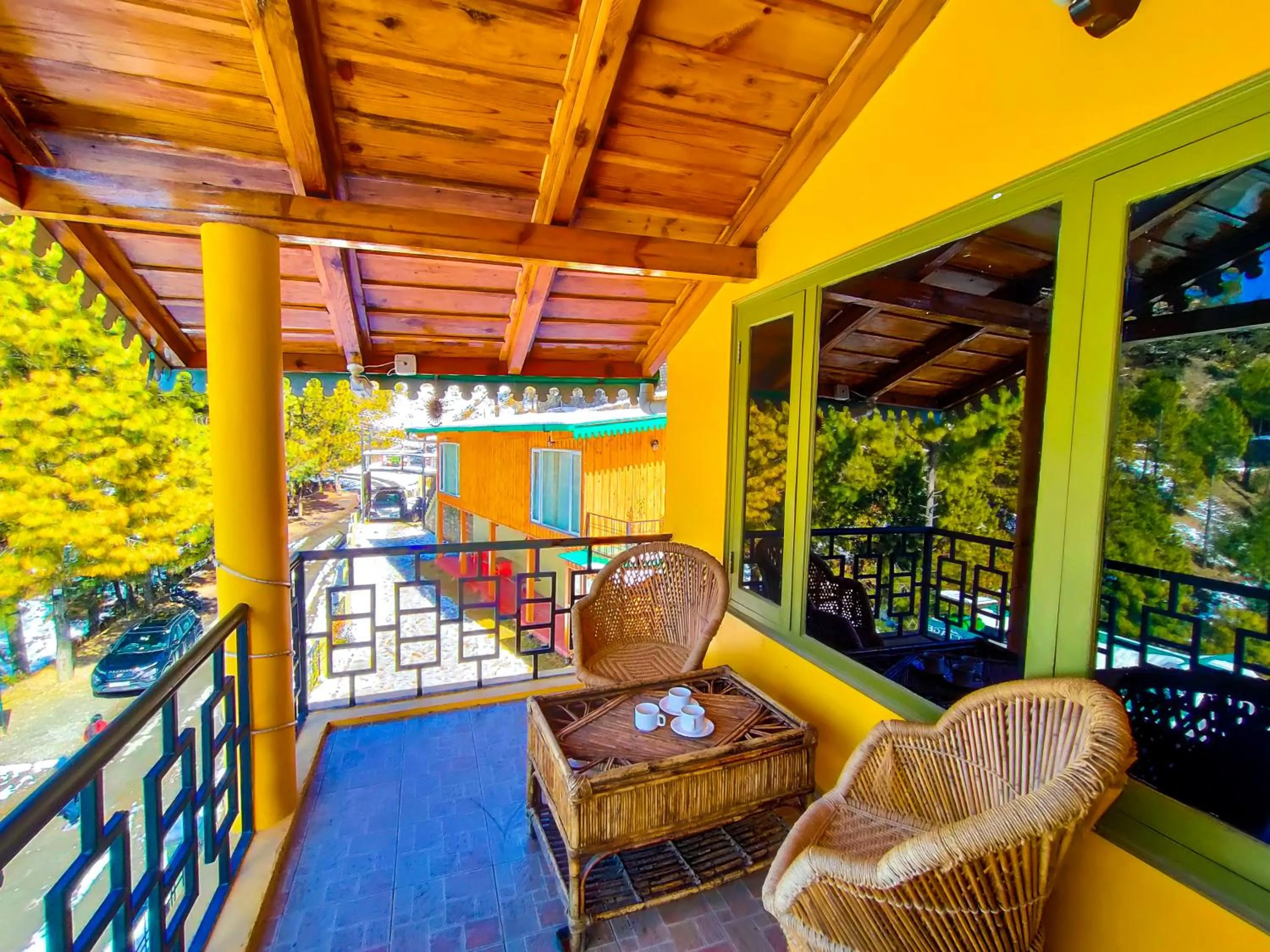 Seating area in THEHIMALAYANLIVING WHISTLING PINES