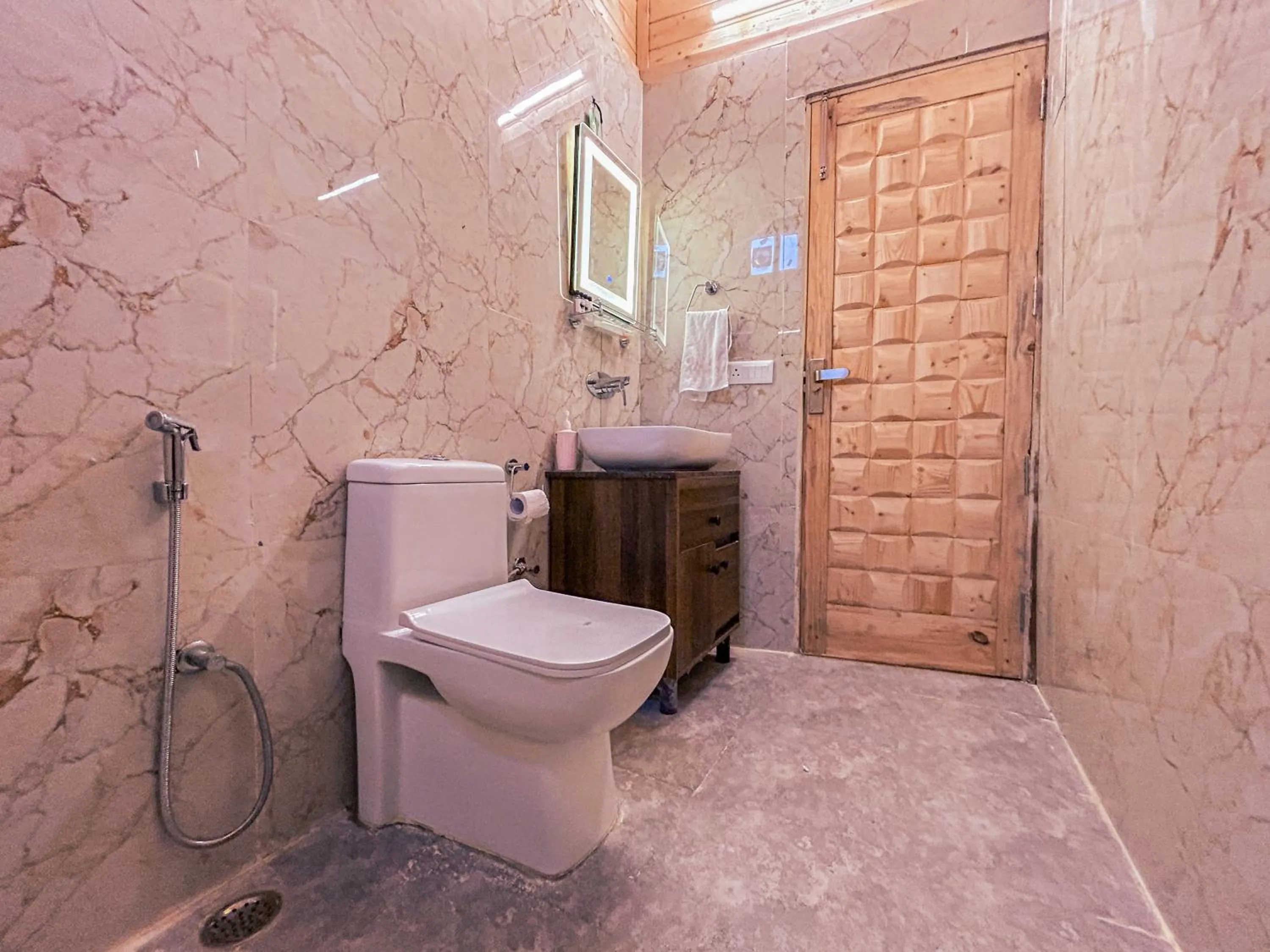 Bathroom in THEHIMALAYANLIVING WHISTLING PINES