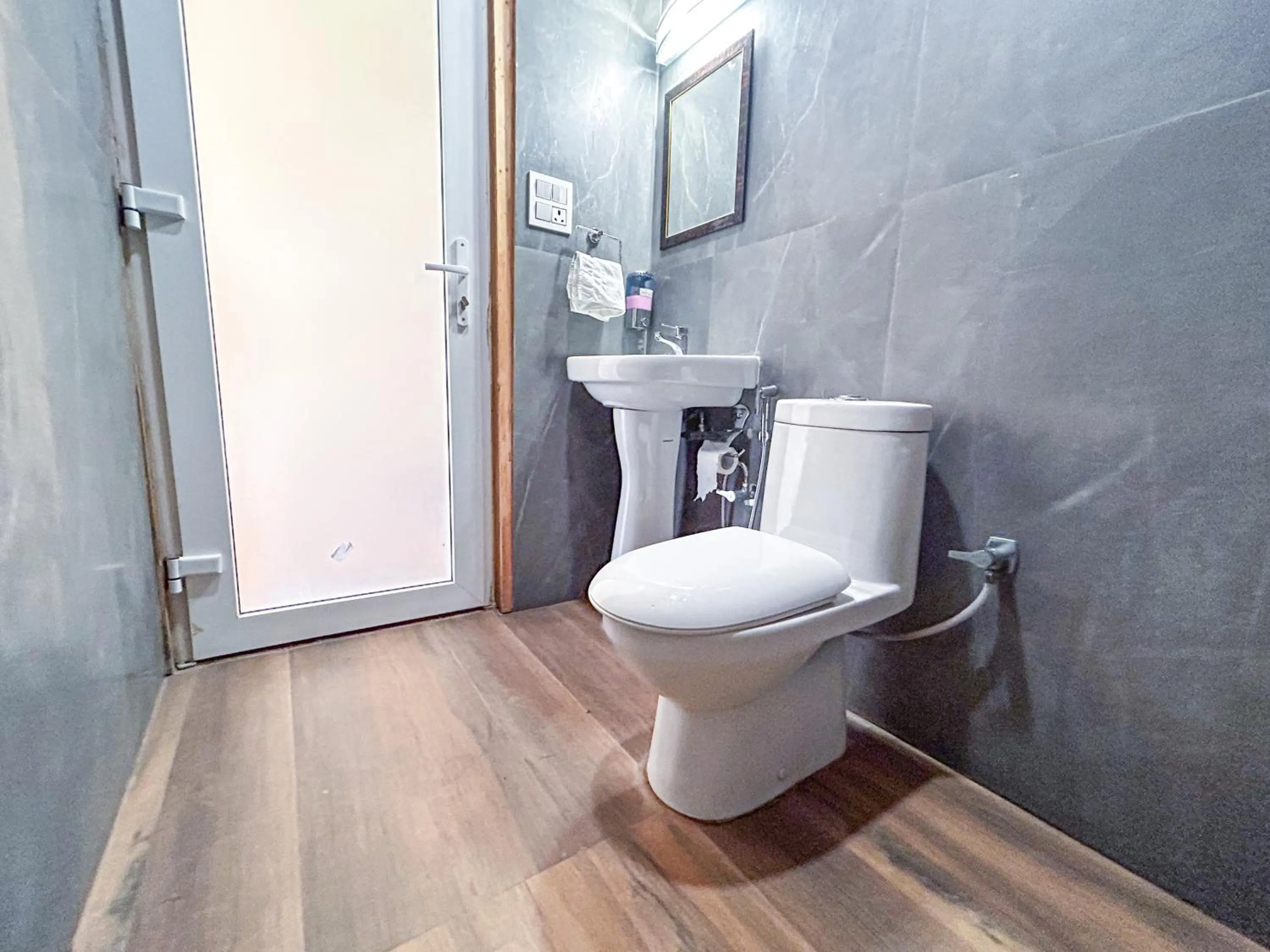 Bathroom in THEHIMALAYANLIVING WHISTLING PINES