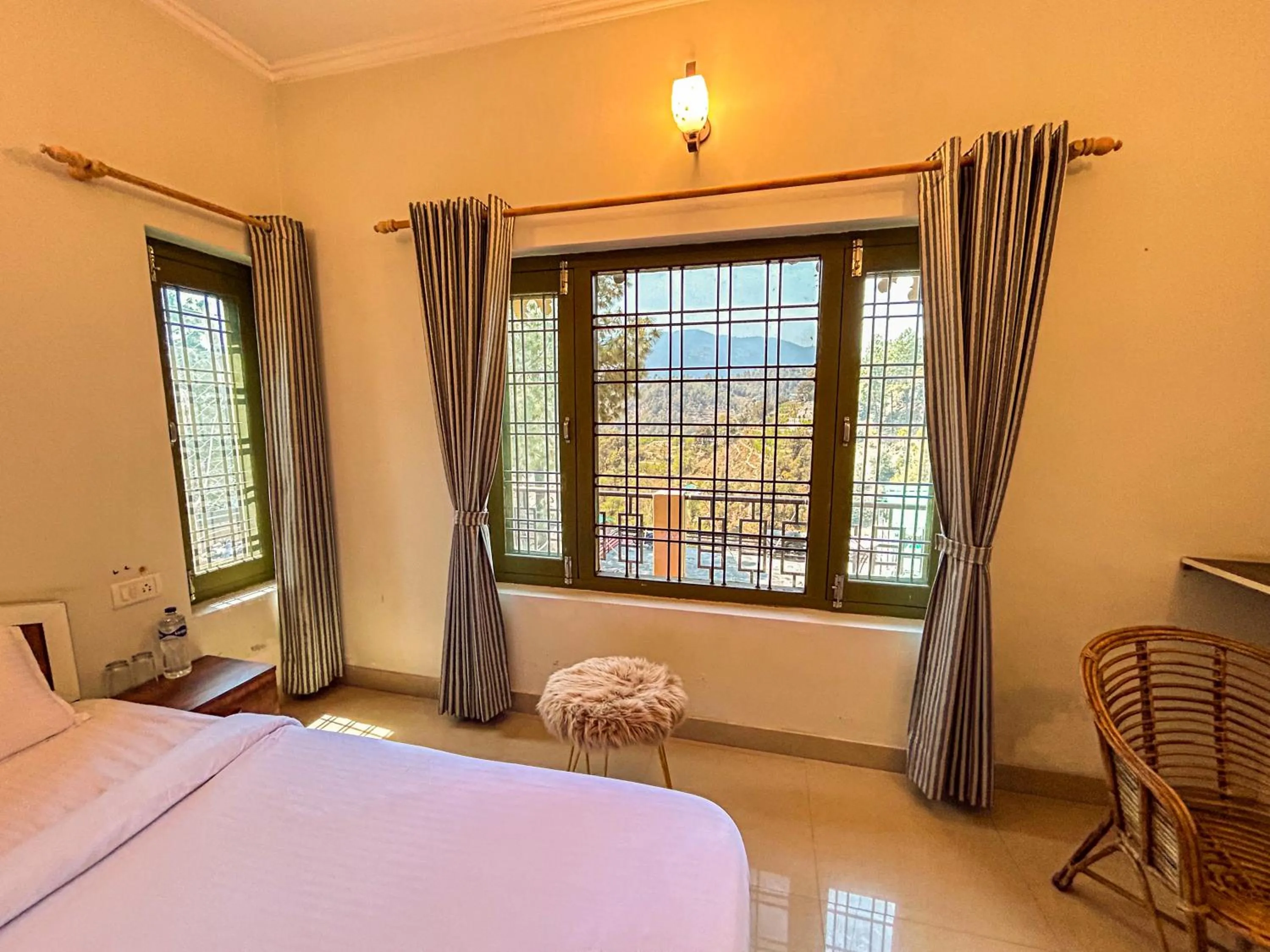 Decorative detail, Bed in THEHIMALAYANLIVING WHISTLING PINES