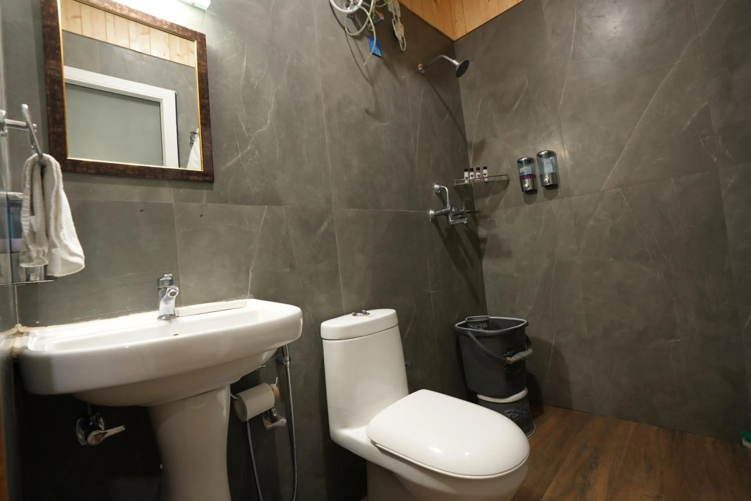 Bathroom in THEHIMALAYANLIVING WHISTLING PINES