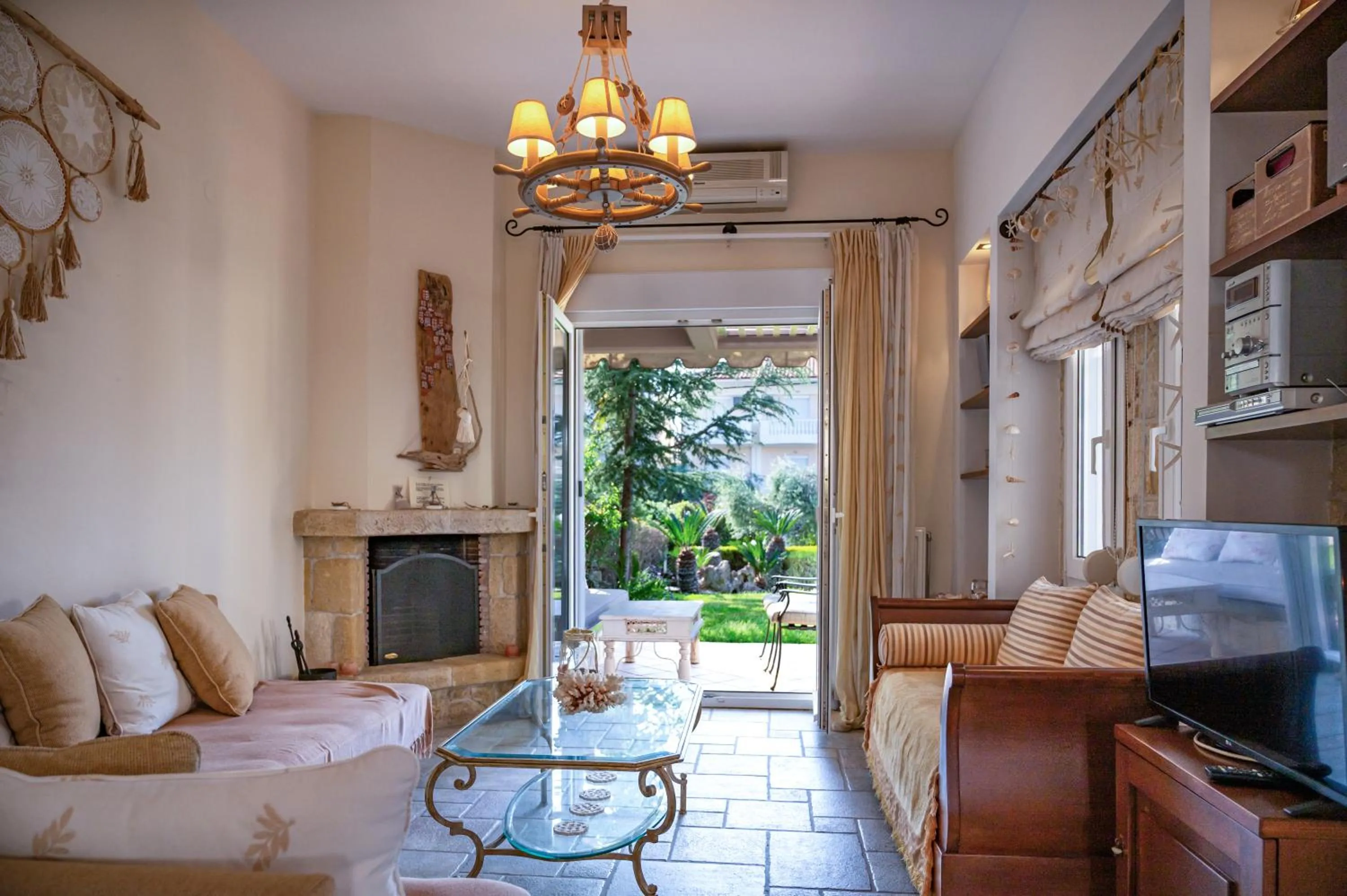 Living room in Emily's Luxury Suites