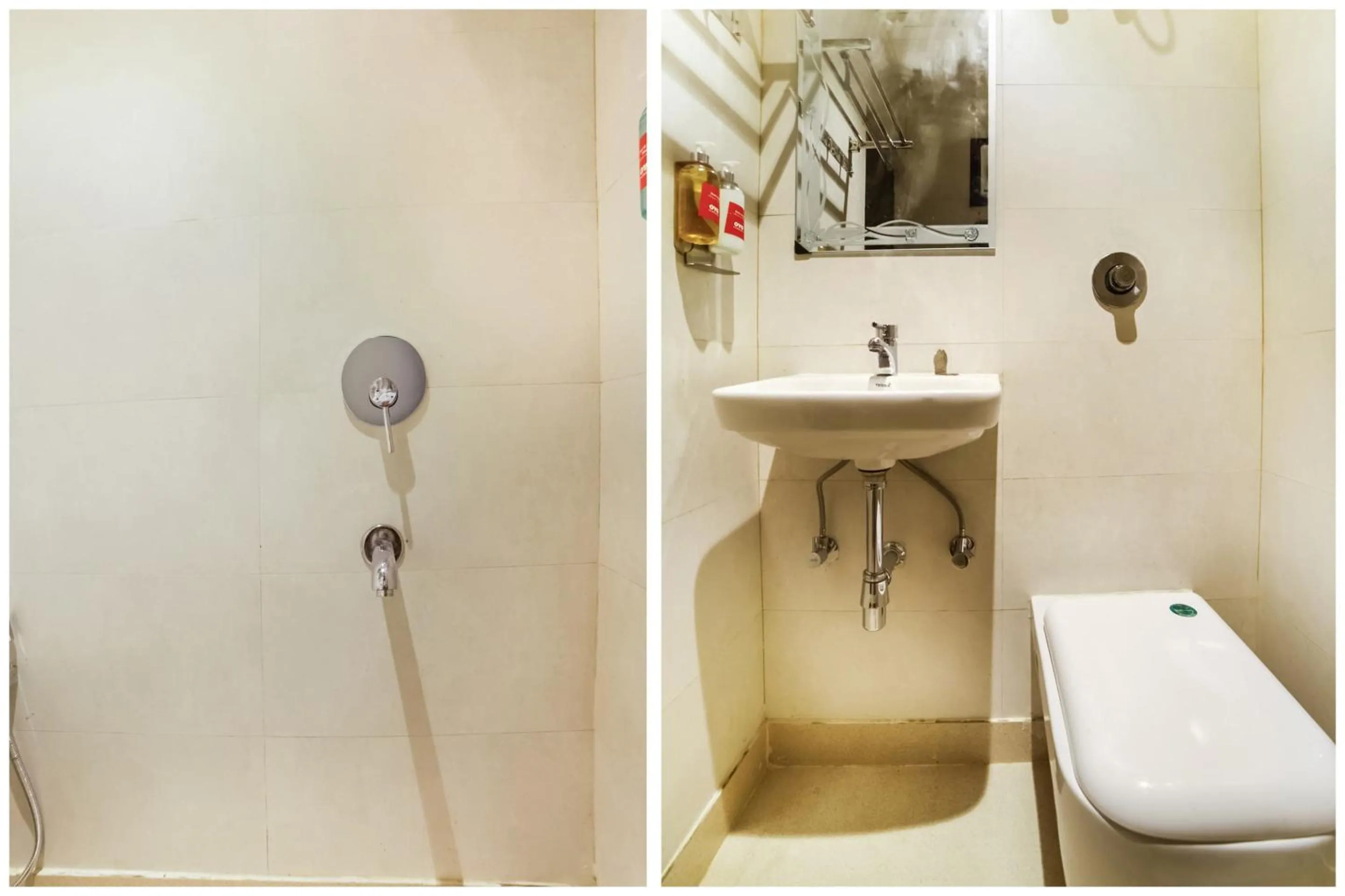 Bathroom in Hotel O Ashirwad home Near Pitampura