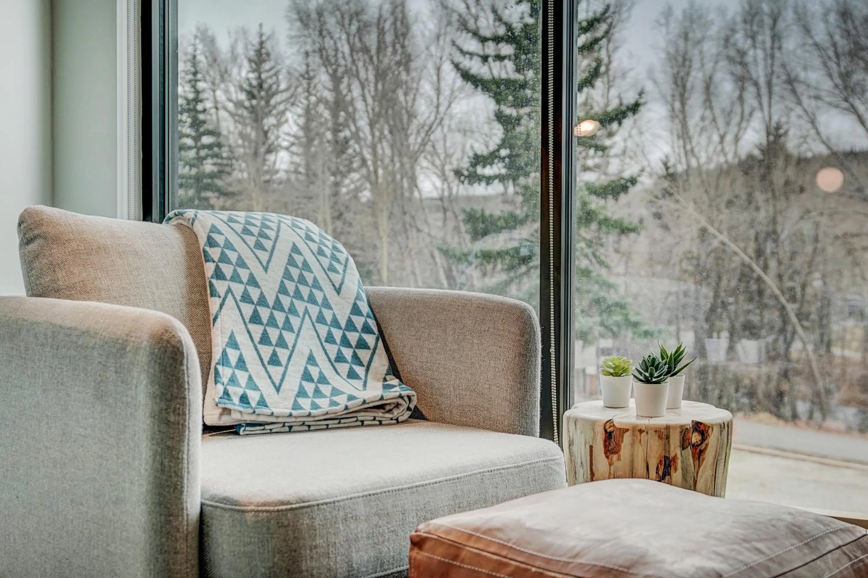 Seating area in The Block Hotel & Commons
