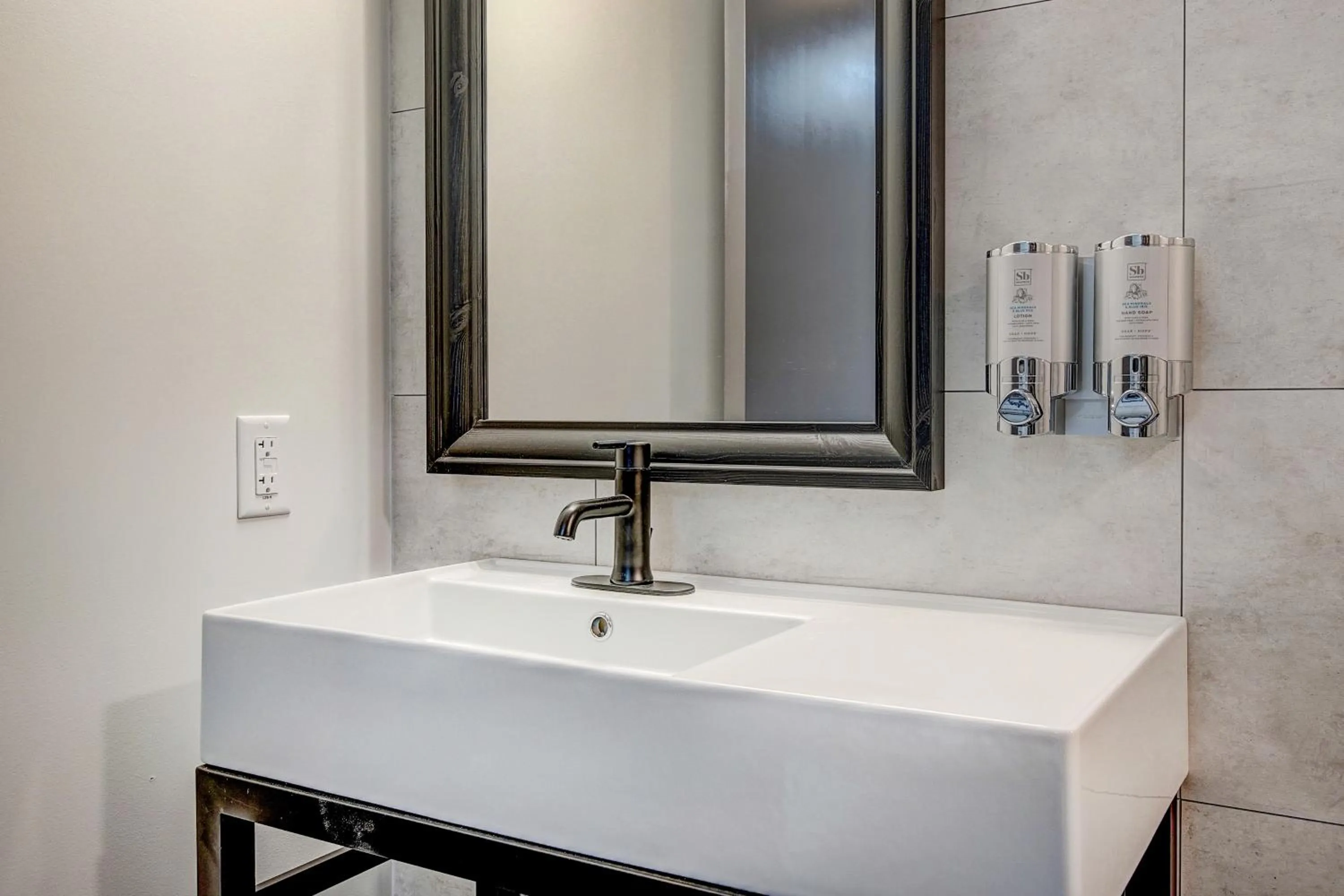 Bathroom in The Block Hotel & Commons