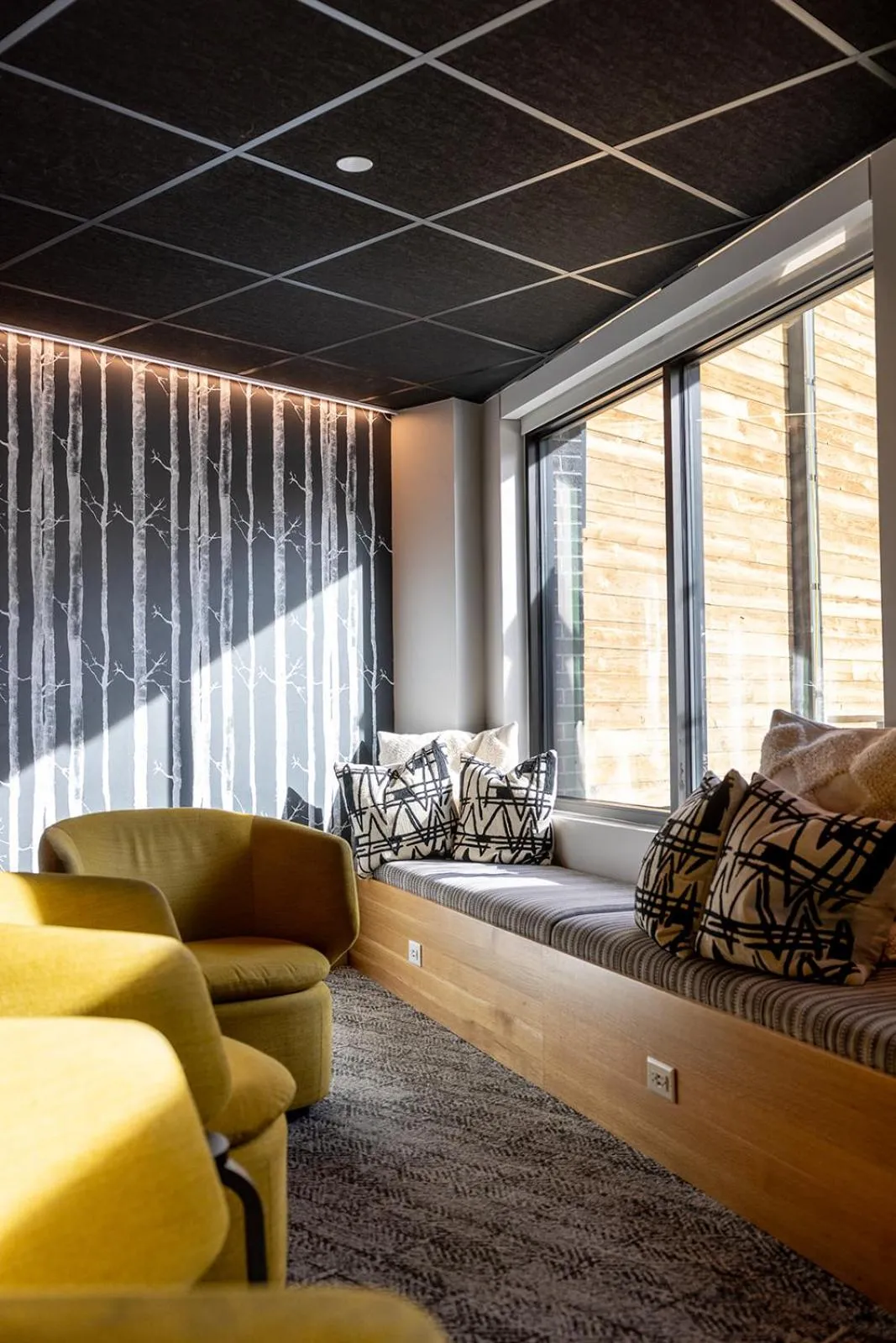 Seating area in The Block Hotel & Commons