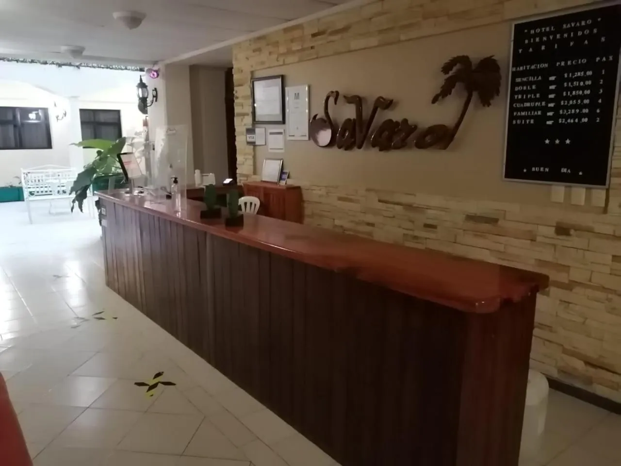 Lobby or reception in Hotel Tradicional Savaro SA de CV