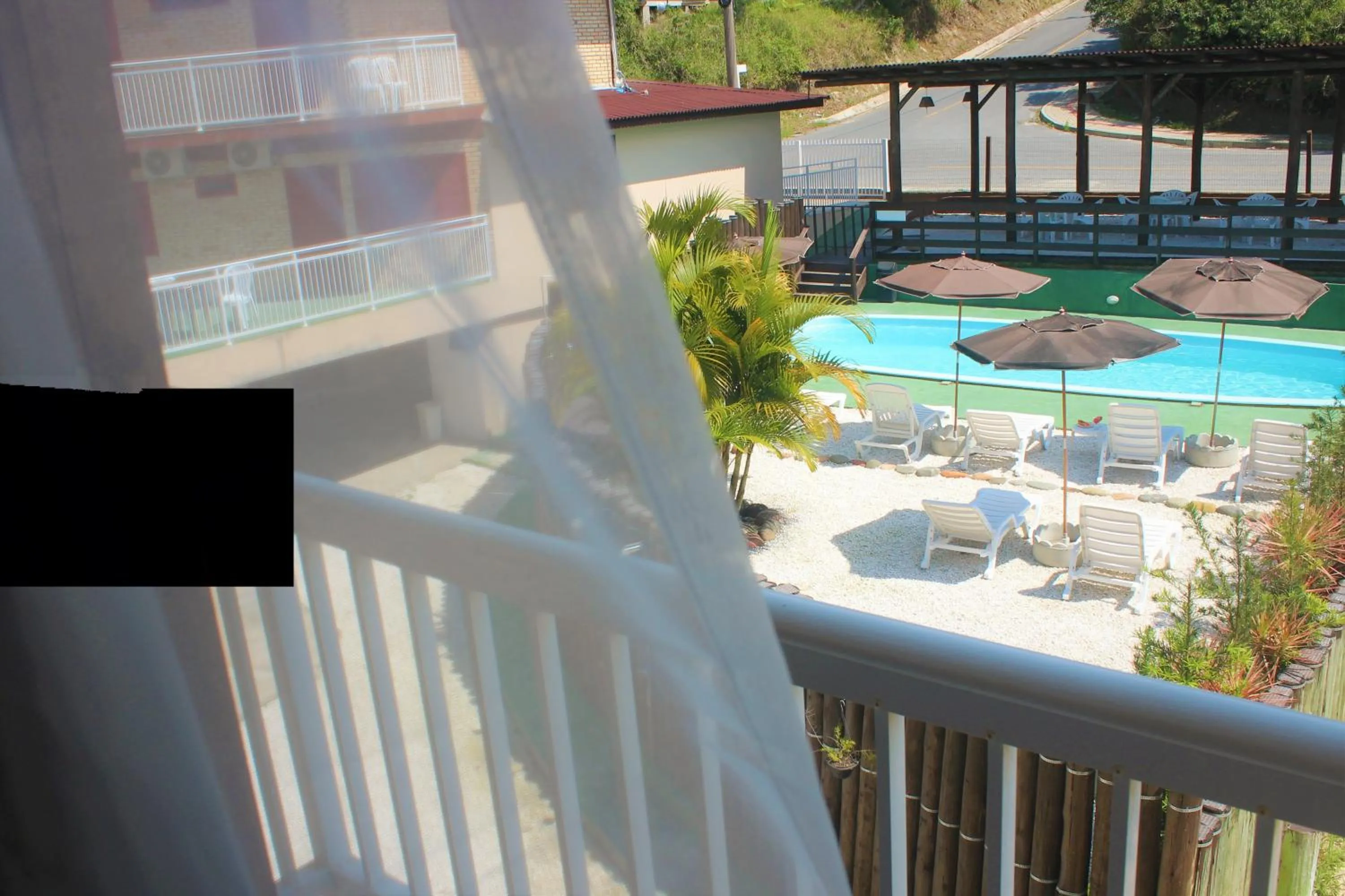 Pool view in Hotel Bela Onda