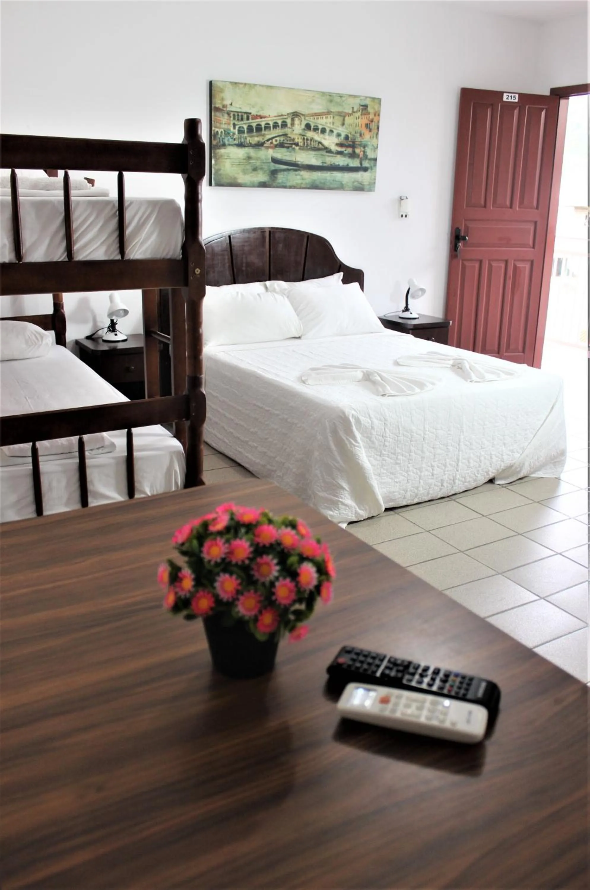 Bed in Hotel Bela Onda