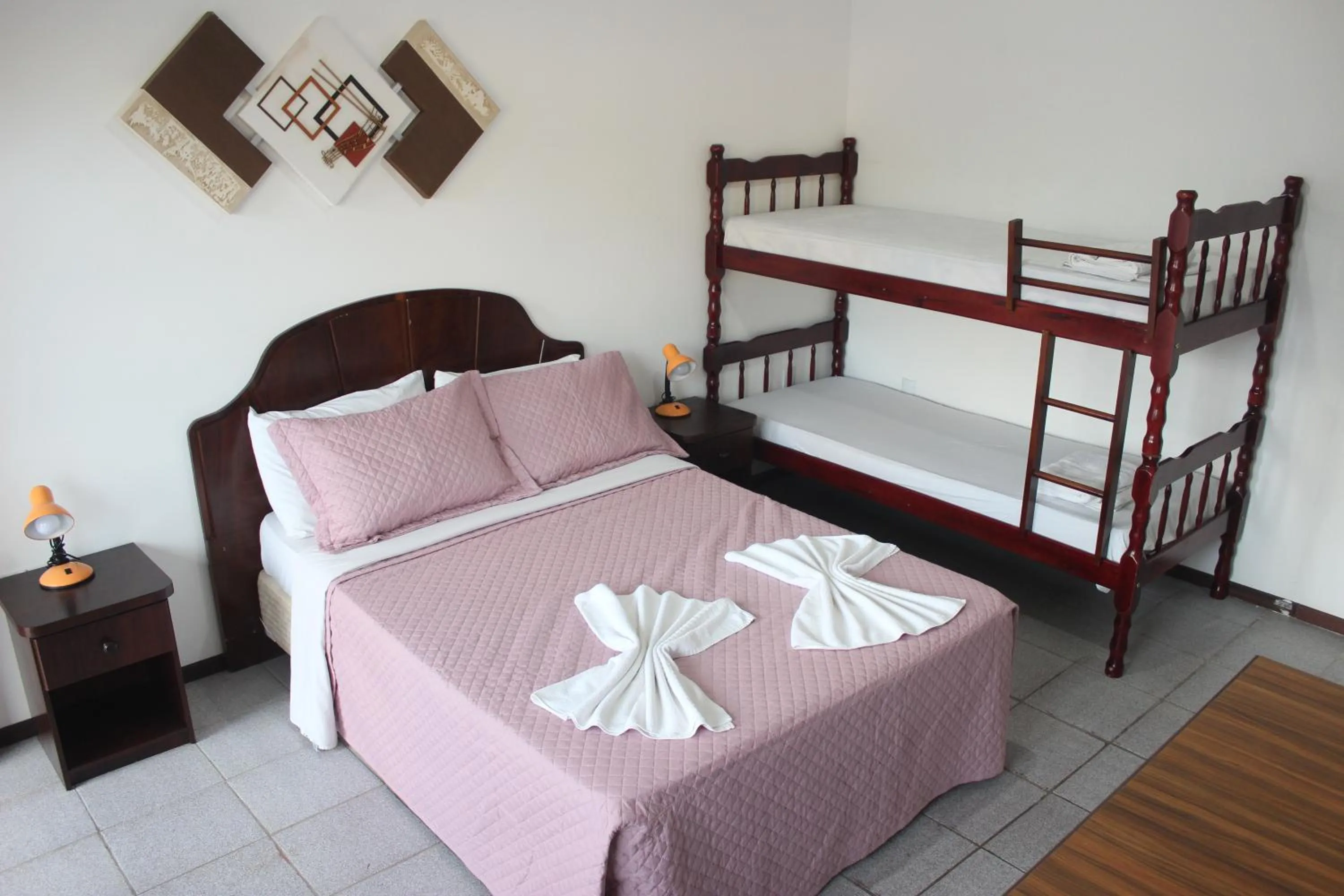 Bed in Hotel Bela Onda