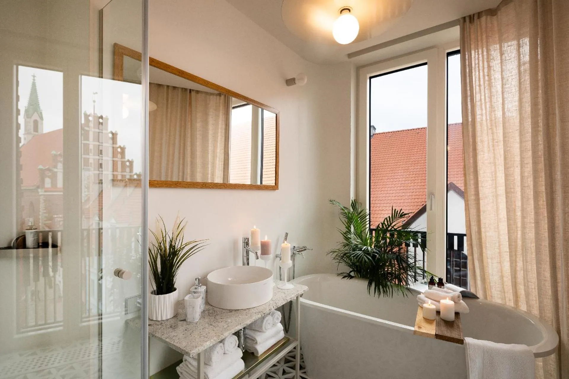 Bathroom in Redstone Apartments