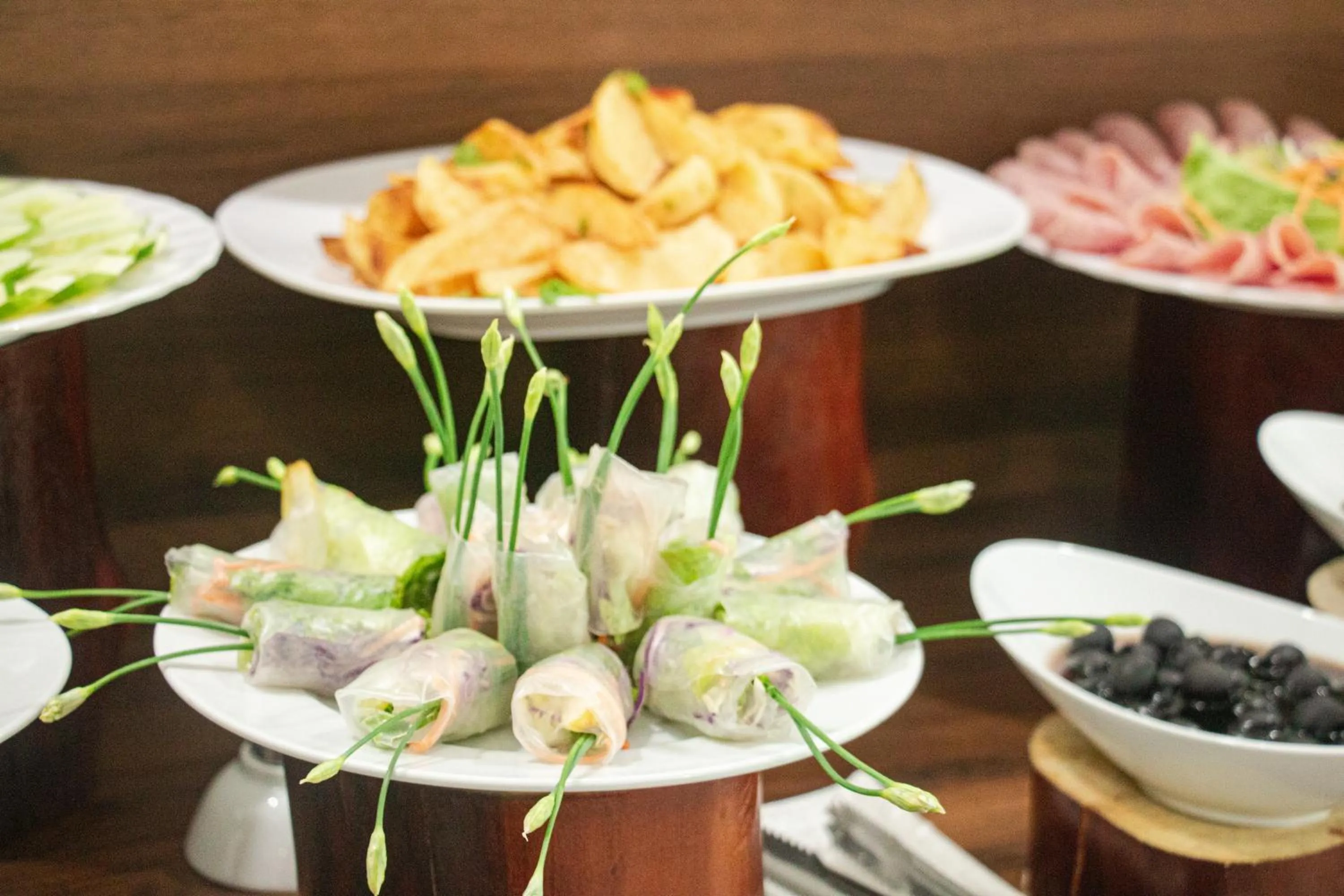 Buffet breakfast in NIGHT SEA HOTEL