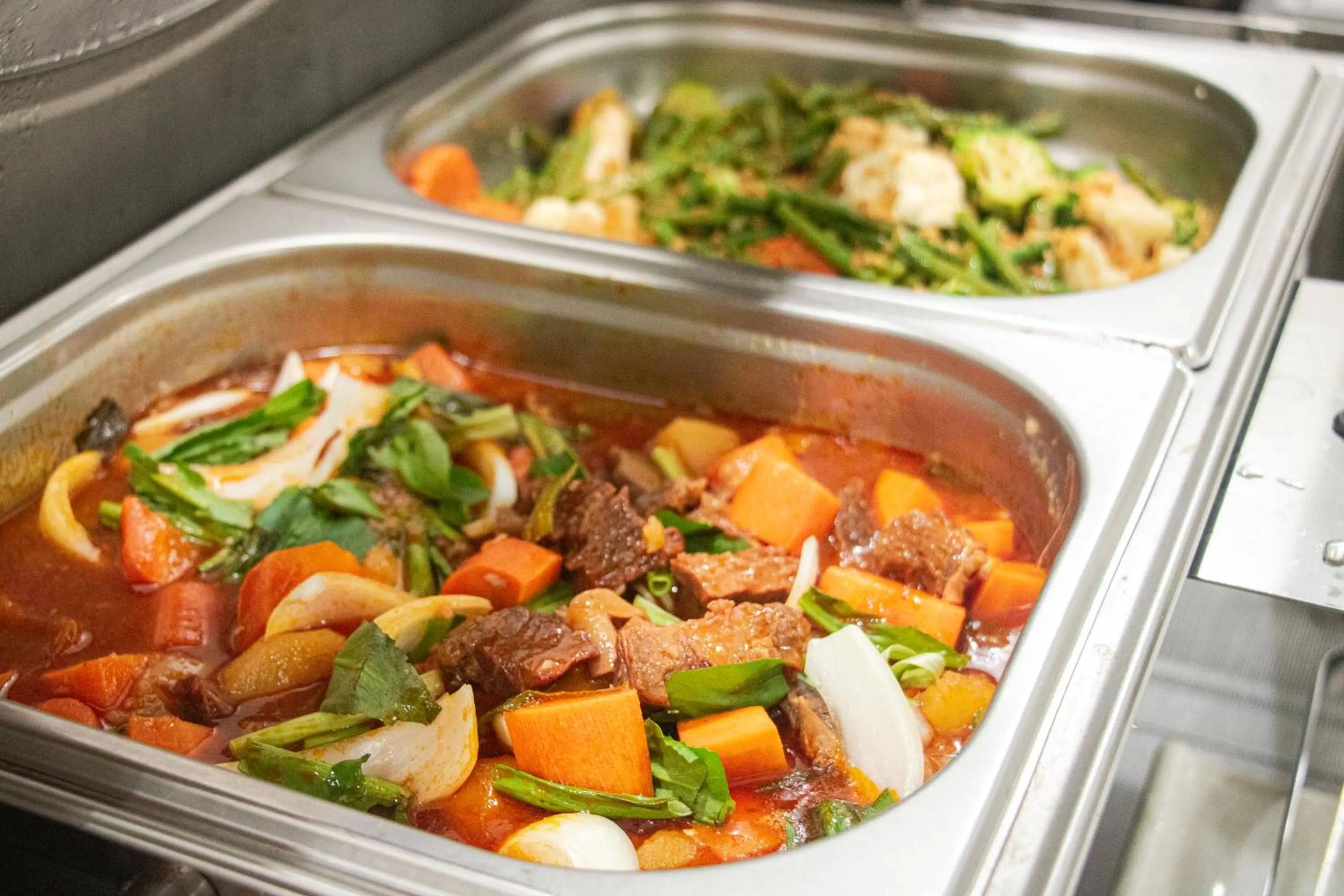 Buffet breakfast in NIGHT SEA HOTEL