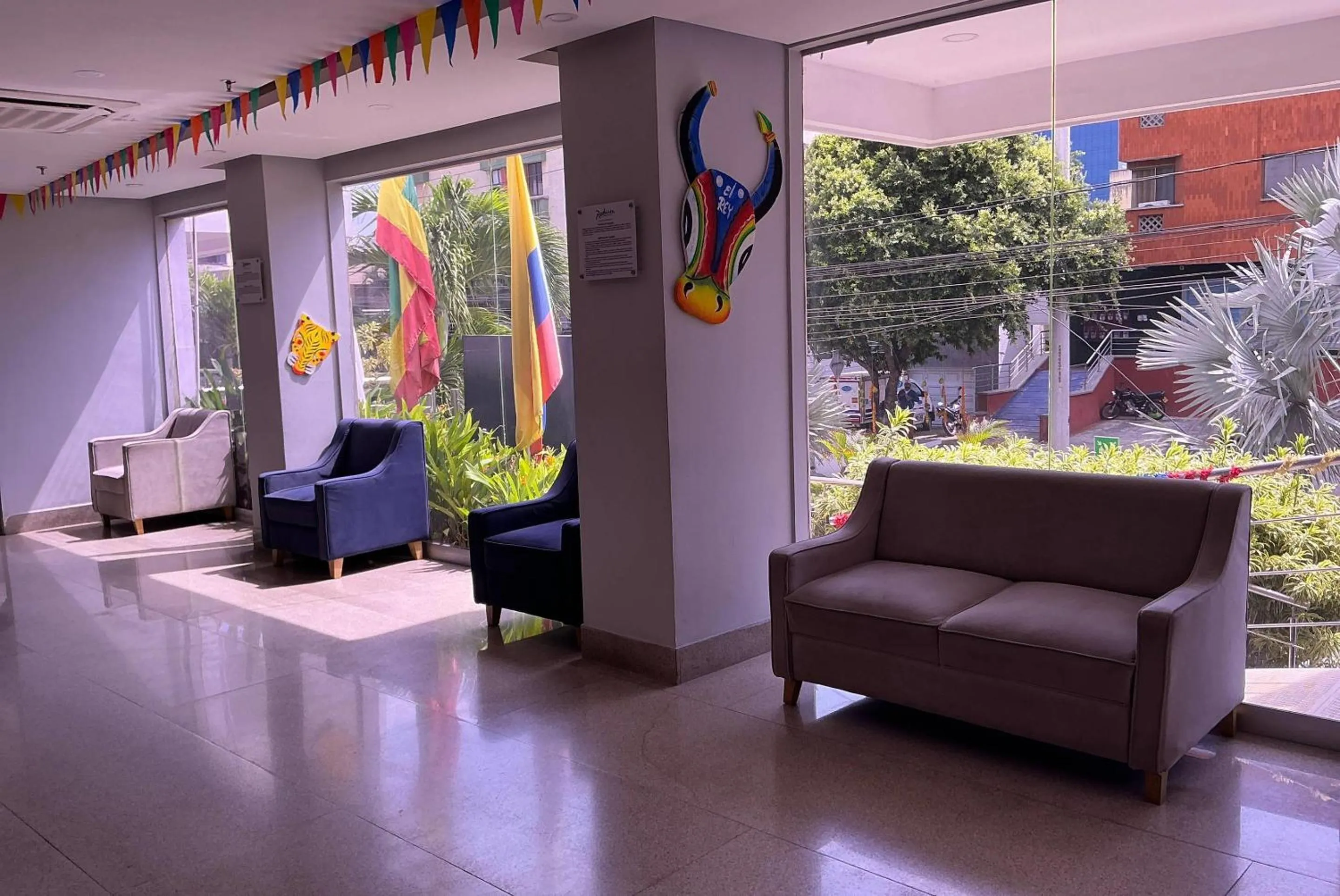 Lobby or reception in Radisson Diamond Barranquilla