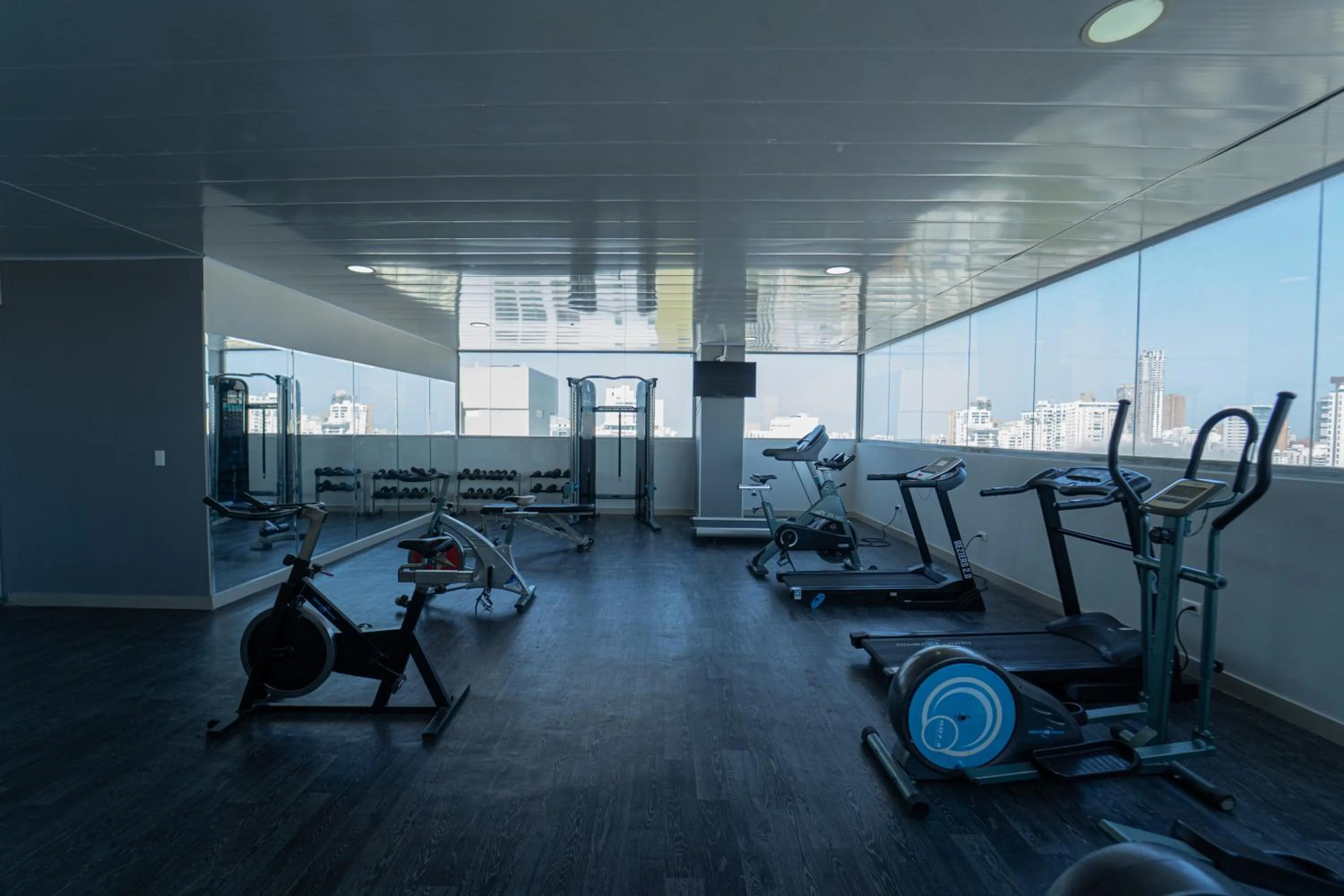 Fitness centre/facilities in Radisson Diamond Barranquilla