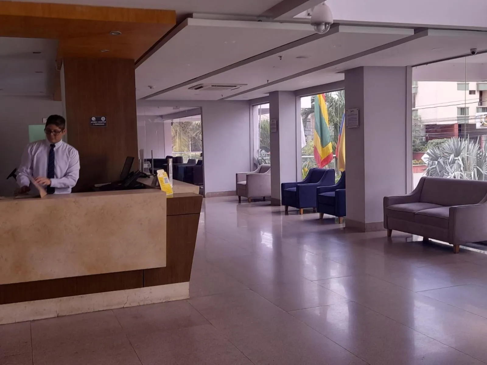 Lobby or reception in Radisson Diamond Barranquilla