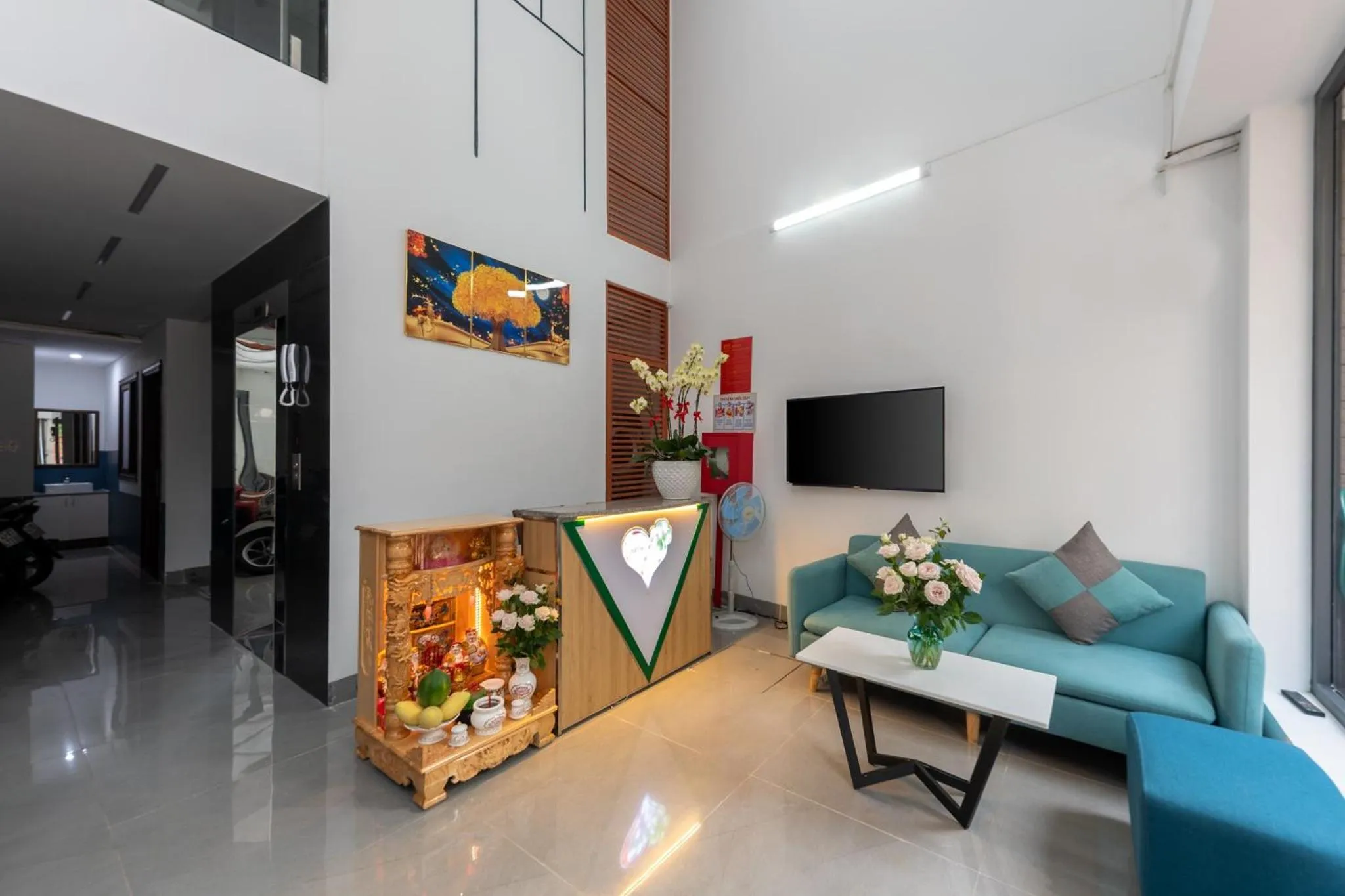 Lobby or reception in Harmony Homestay