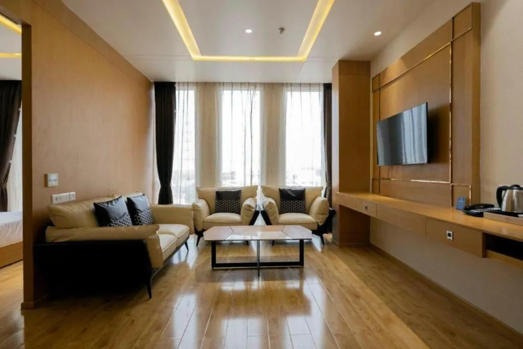 Living room in Sarovar Portico Morbi