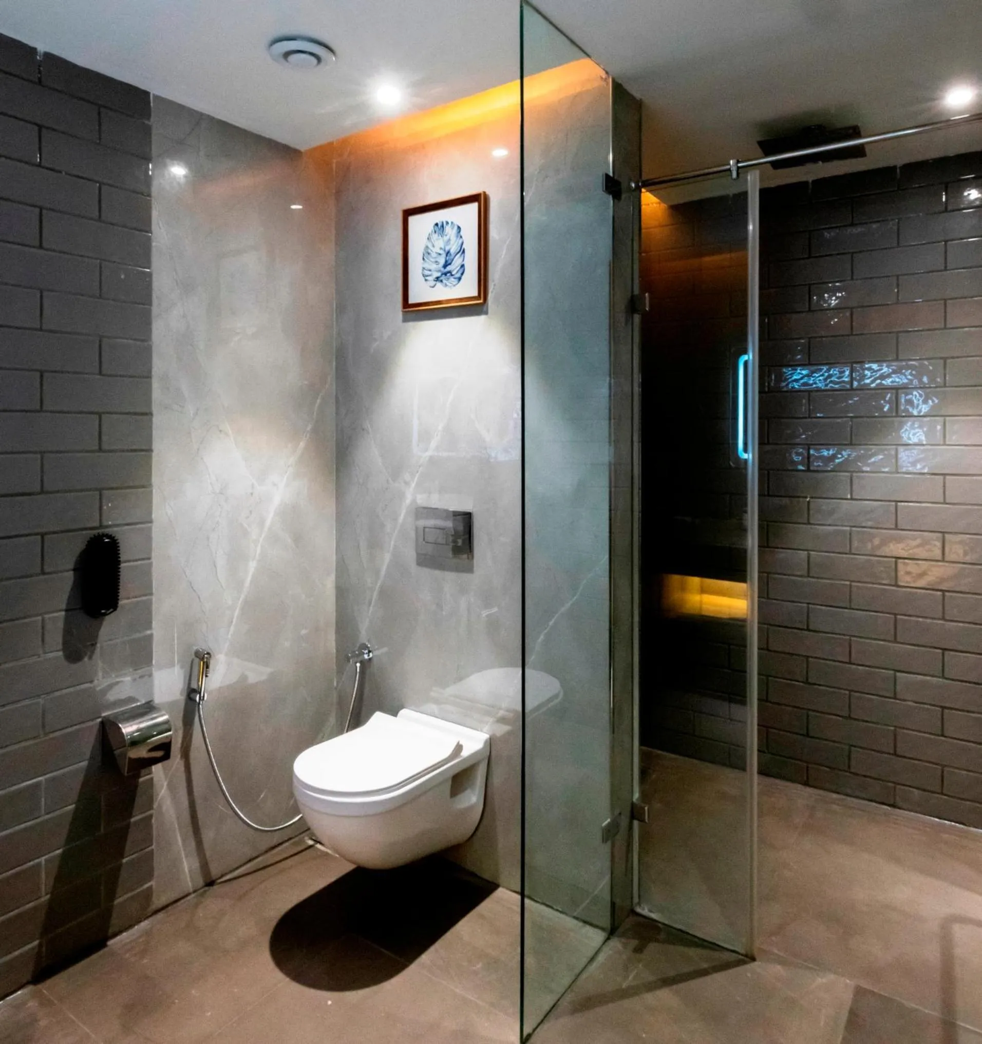 Bathroom in Sarovar Portico Morbi