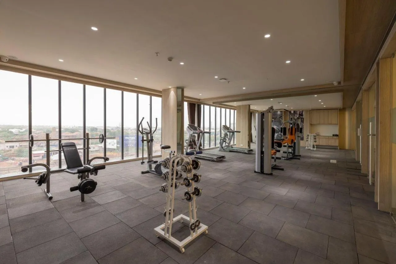 Fitness centre/facilities in Sarovar Portico Morbi