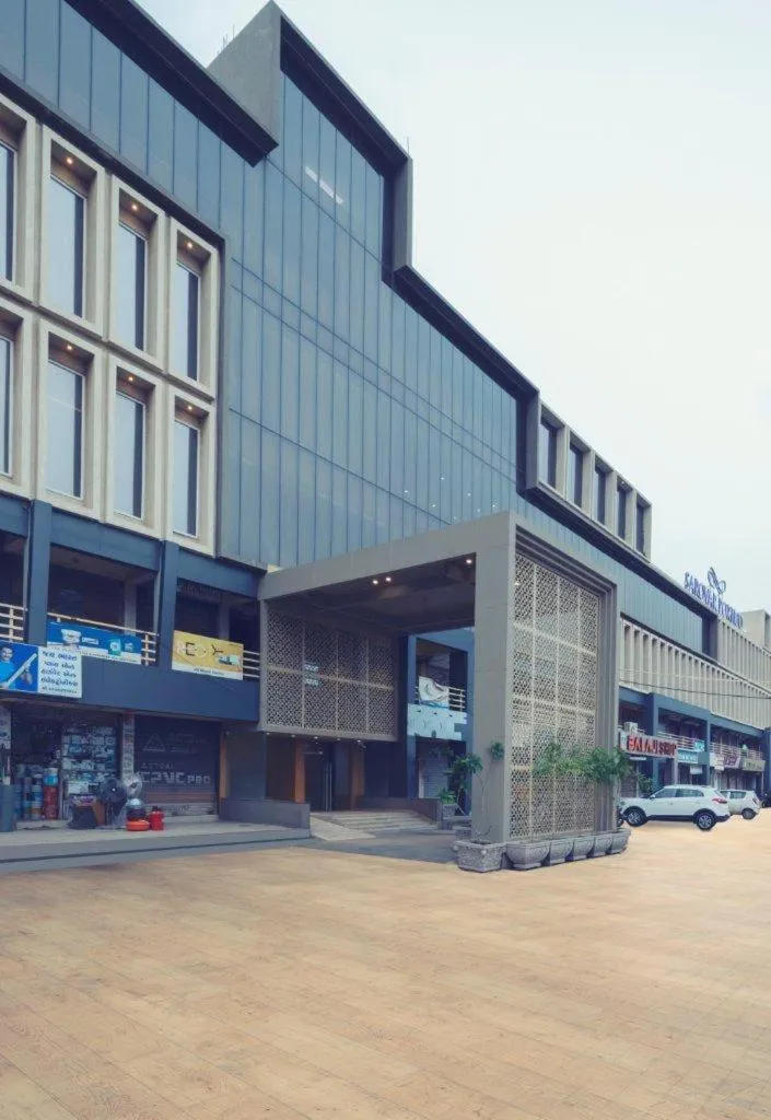 Facade/entrance in Sarovar Portico Morbi