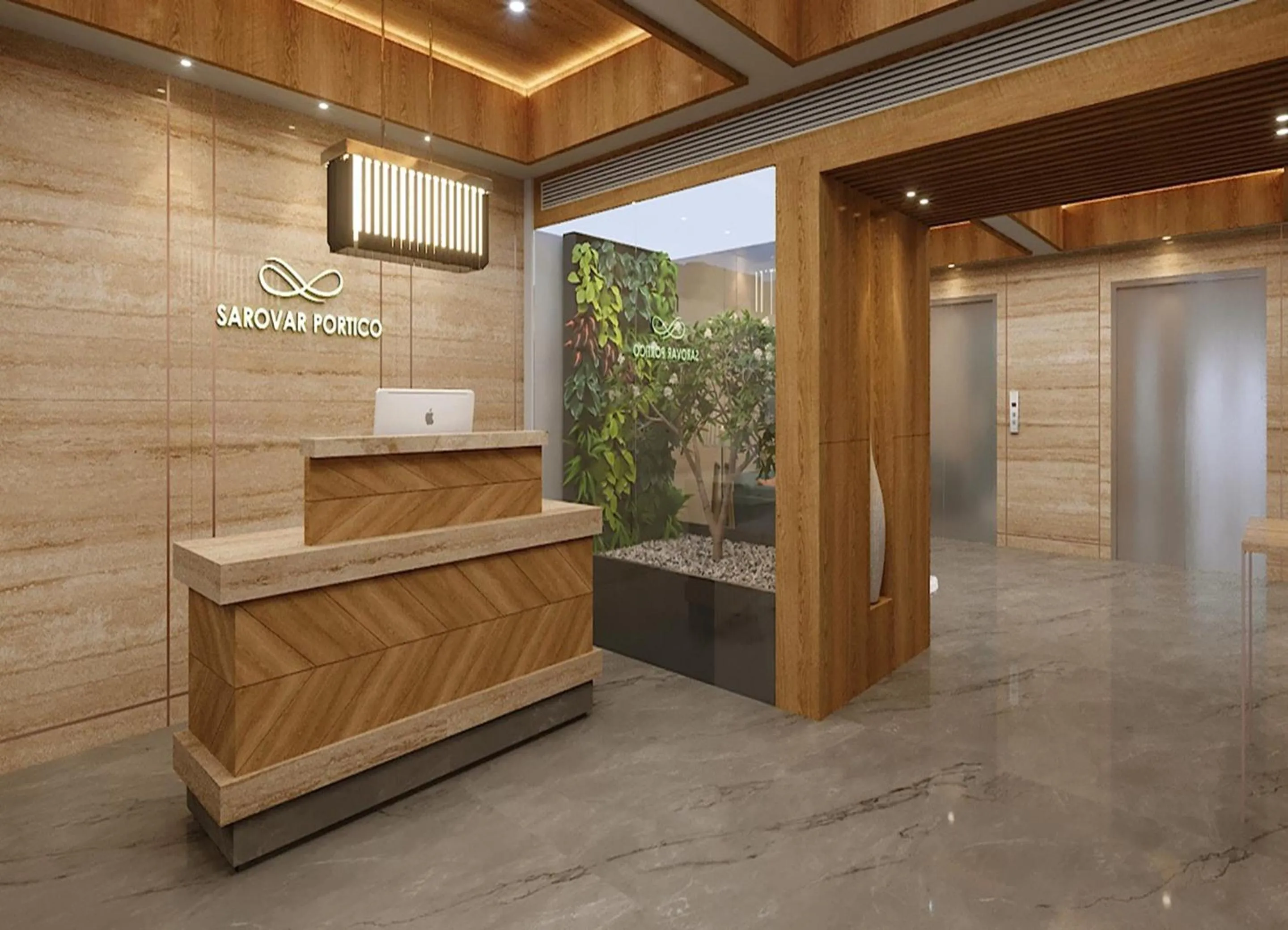 Lobby or reception in Sarovar Portico Morbi