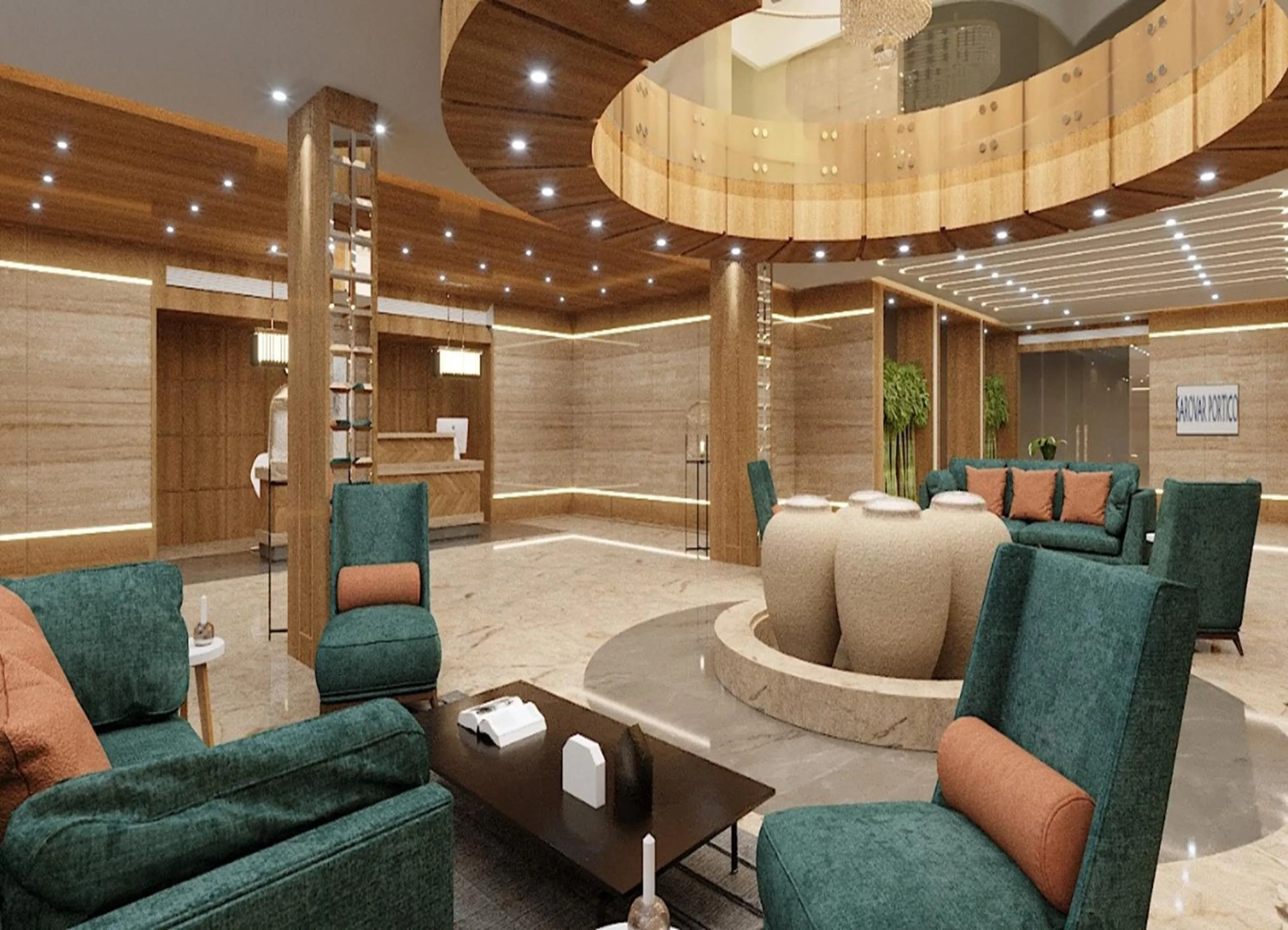 Lobby or reception in Sarovar Portico Morbi