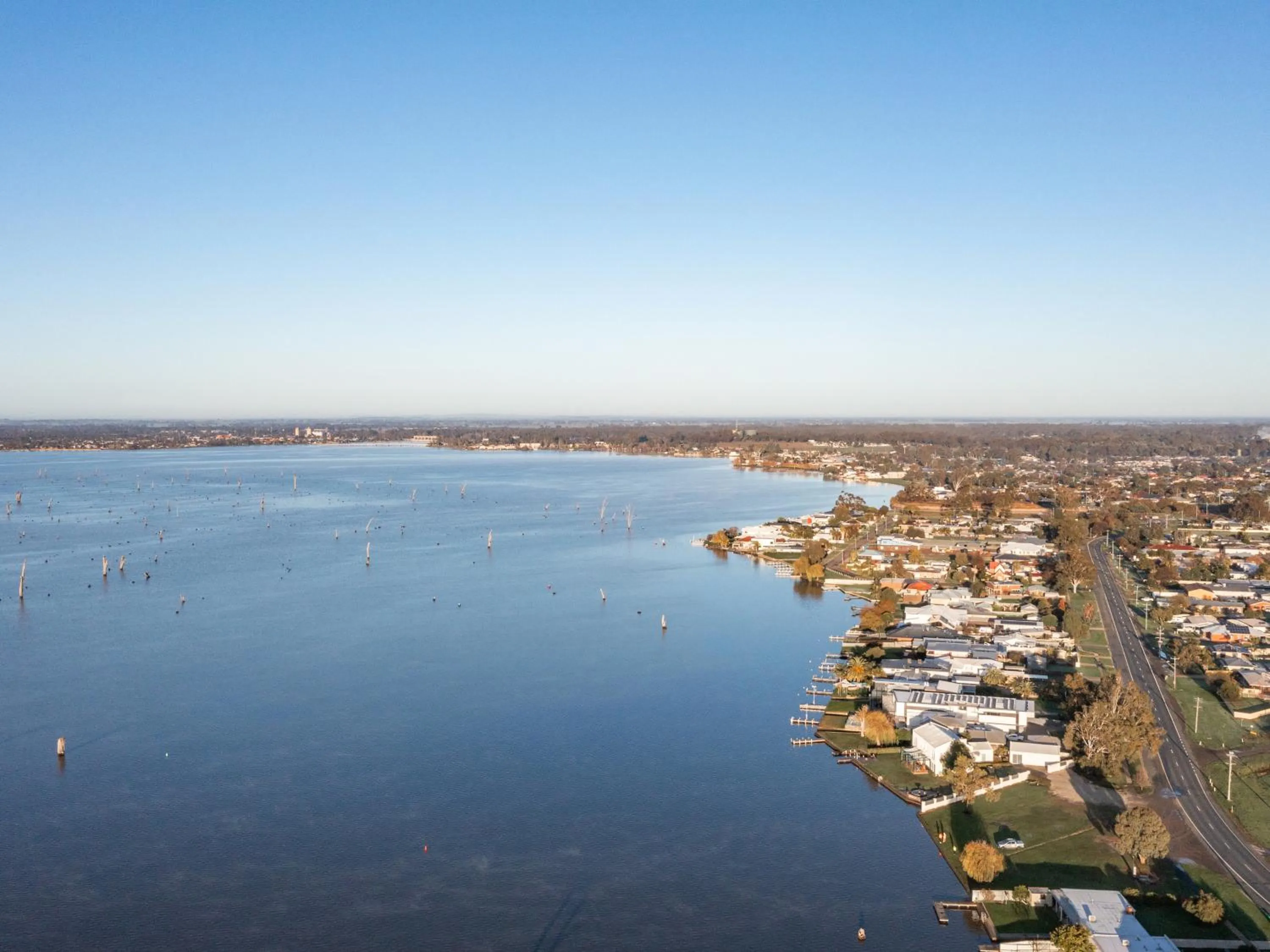 Bird's eye view in NRMA Yarrawonga Mulwala Holiday Park