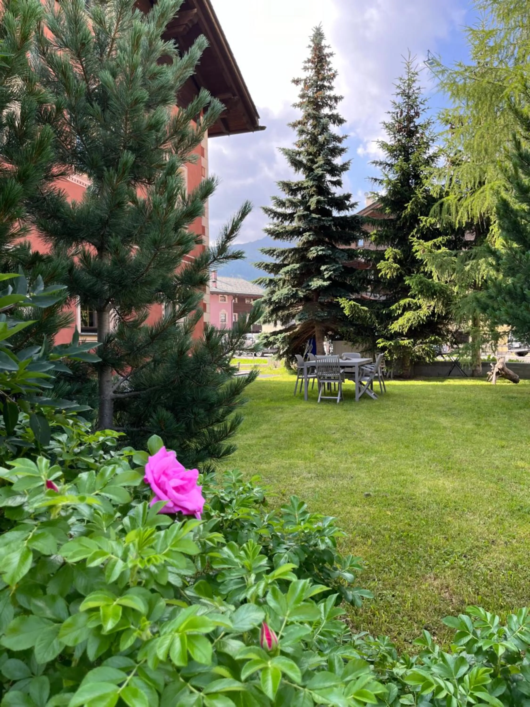 Garden view in OpenSpace Livigno