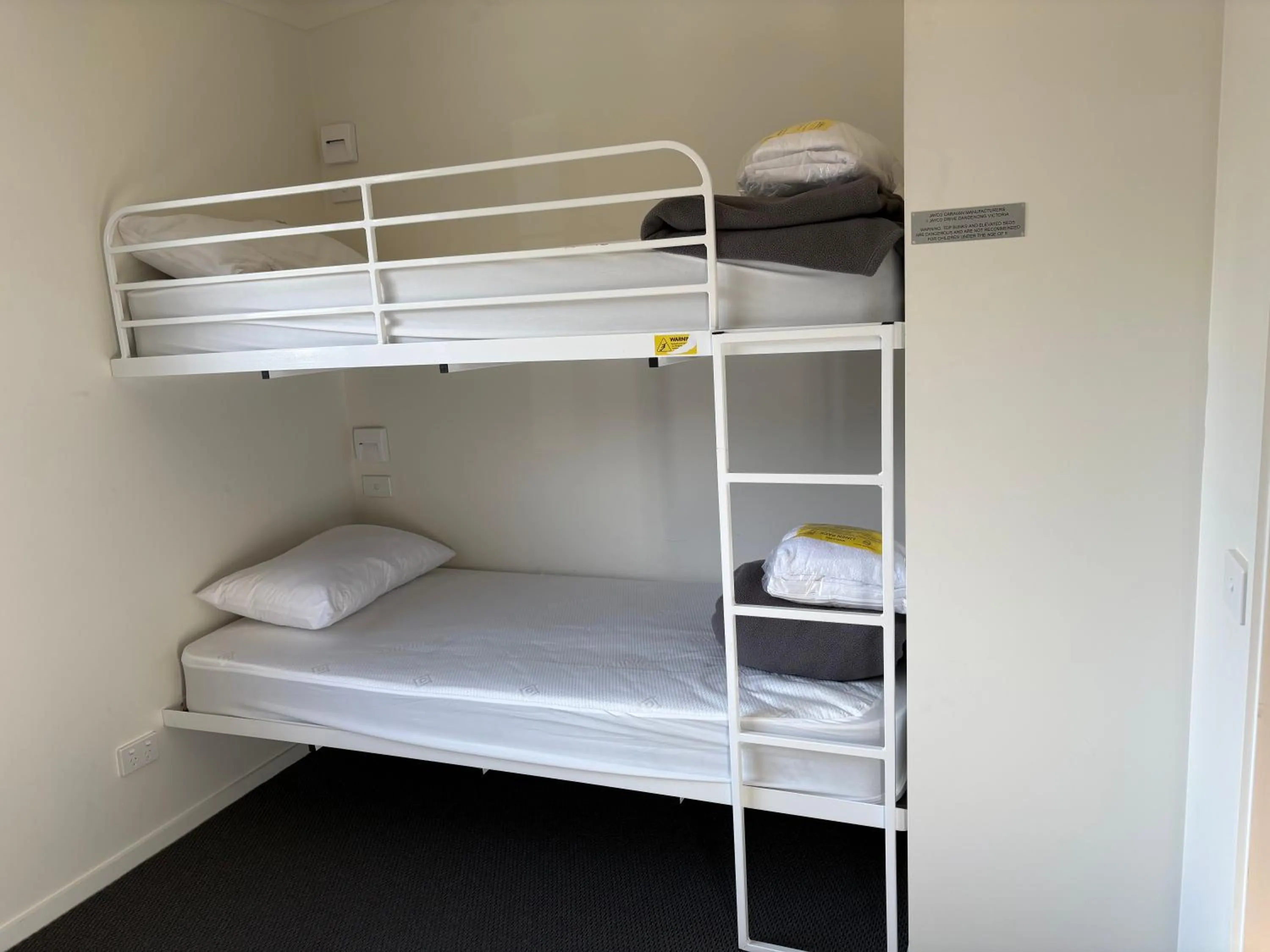 Bed in NRMA Halls Gap Holiday Park