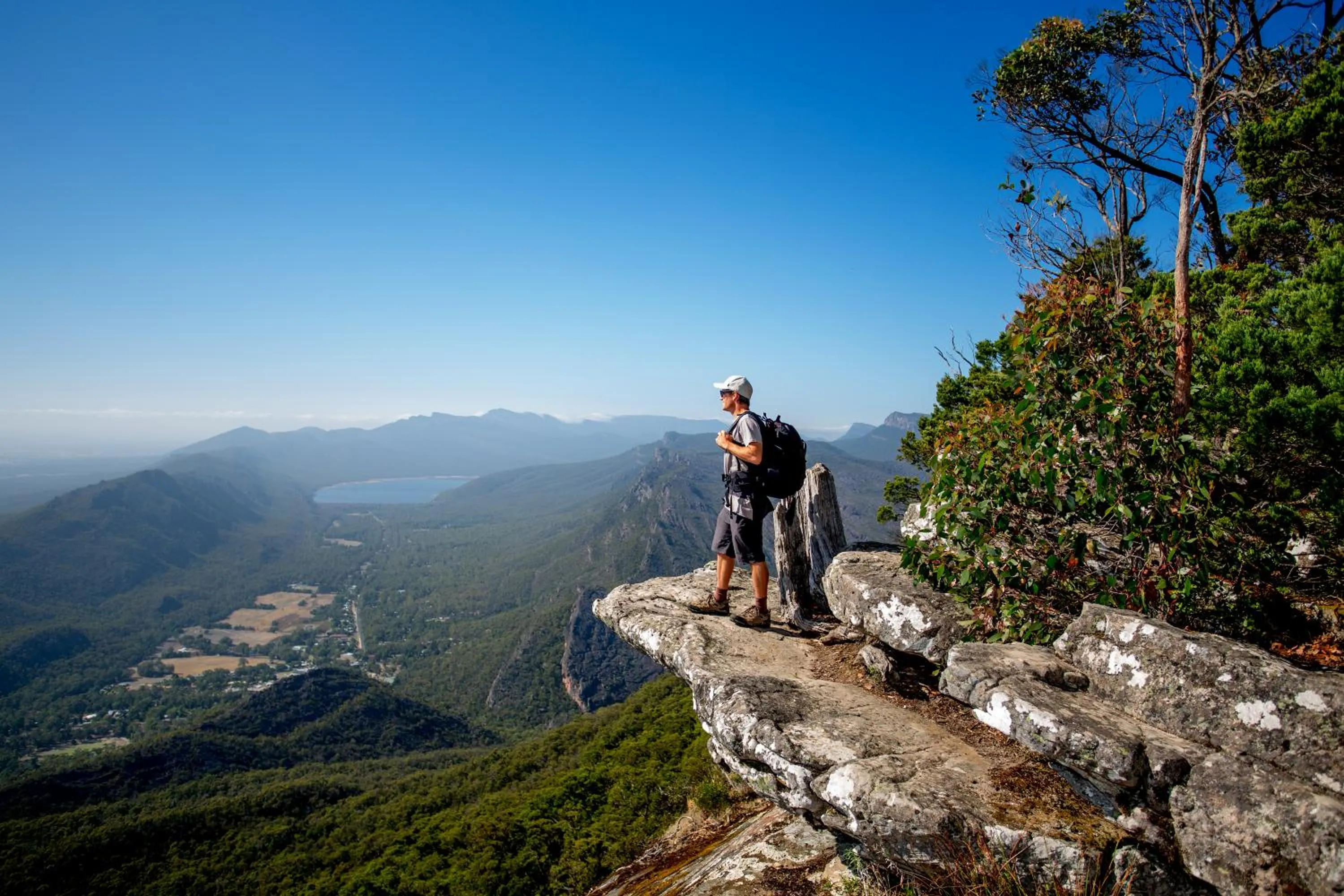 Hiking in NRMA Halls Gap Holiday Park