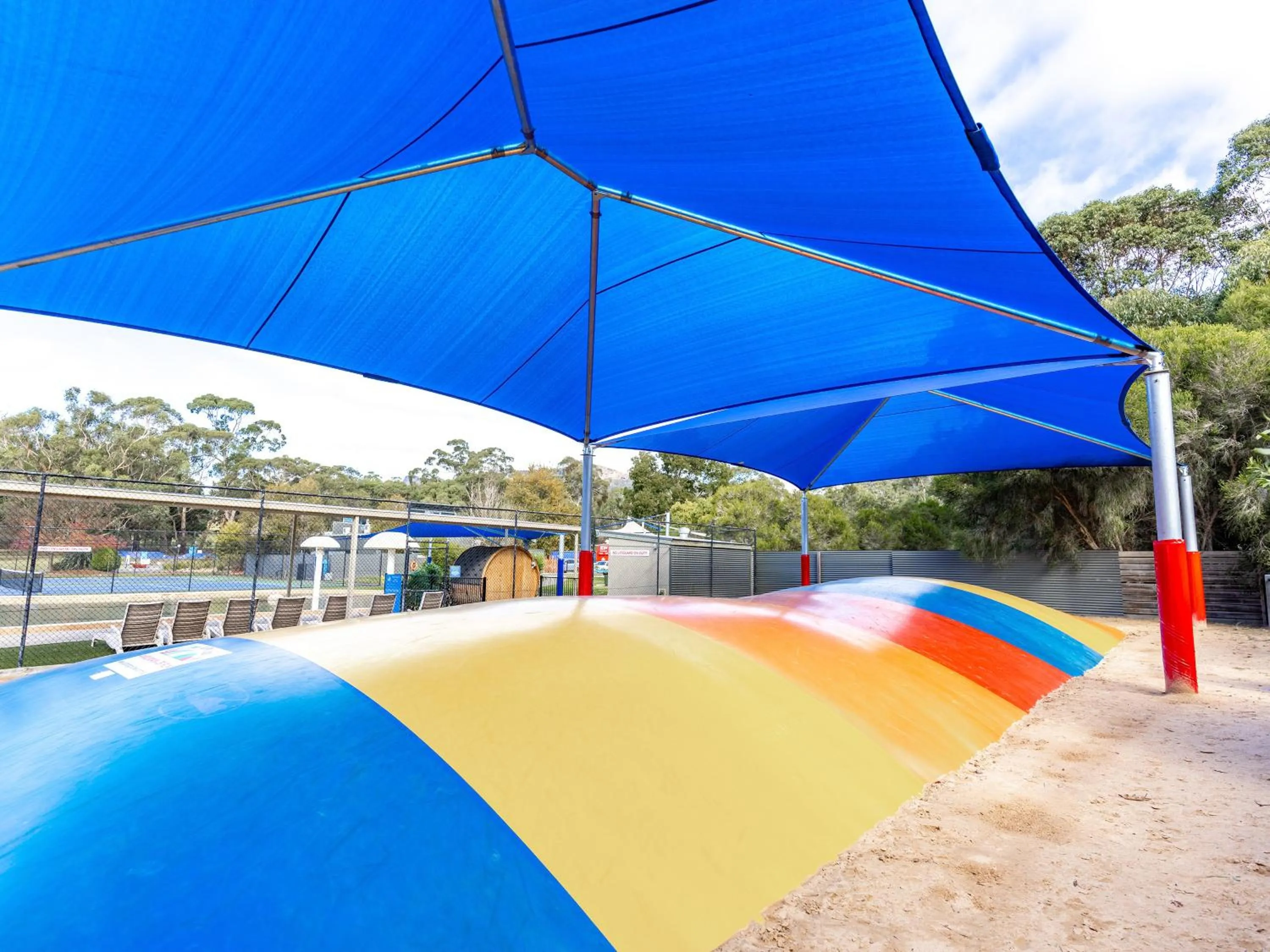 Children play ground in NRMA Halls Gap Holiday Park