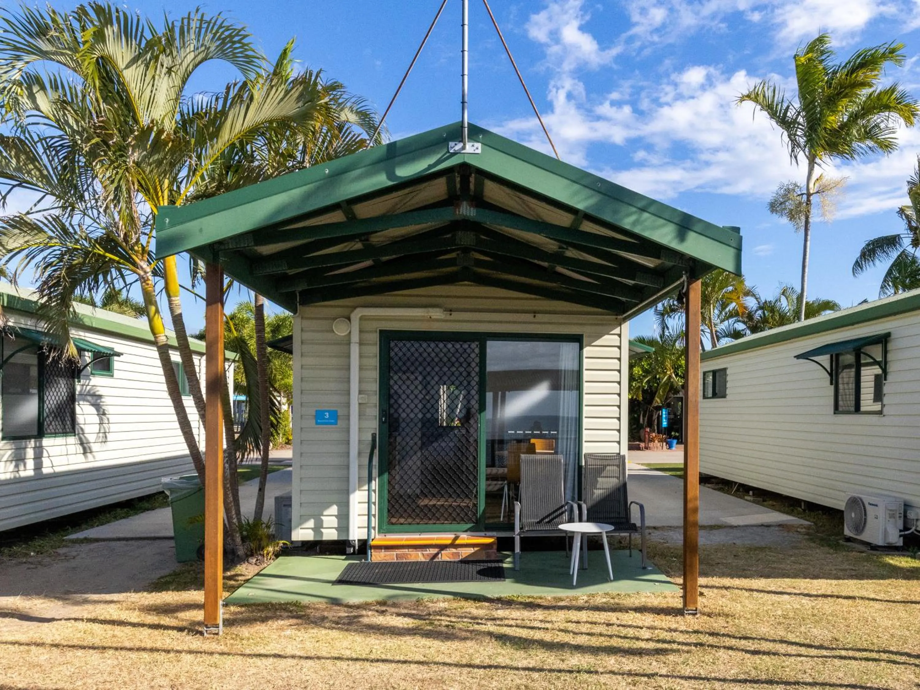 Facade/entrance in NRMA Bowen Beachfront Holiday Park