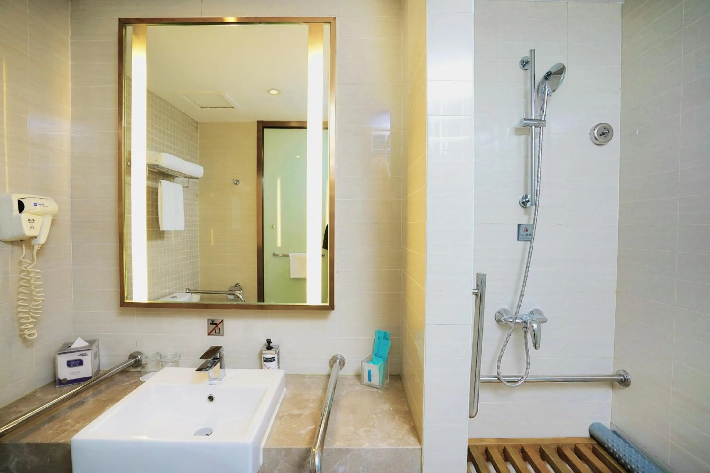 Bathroom in Holiday Inn Express Shenyang Golden Corridor by IHG