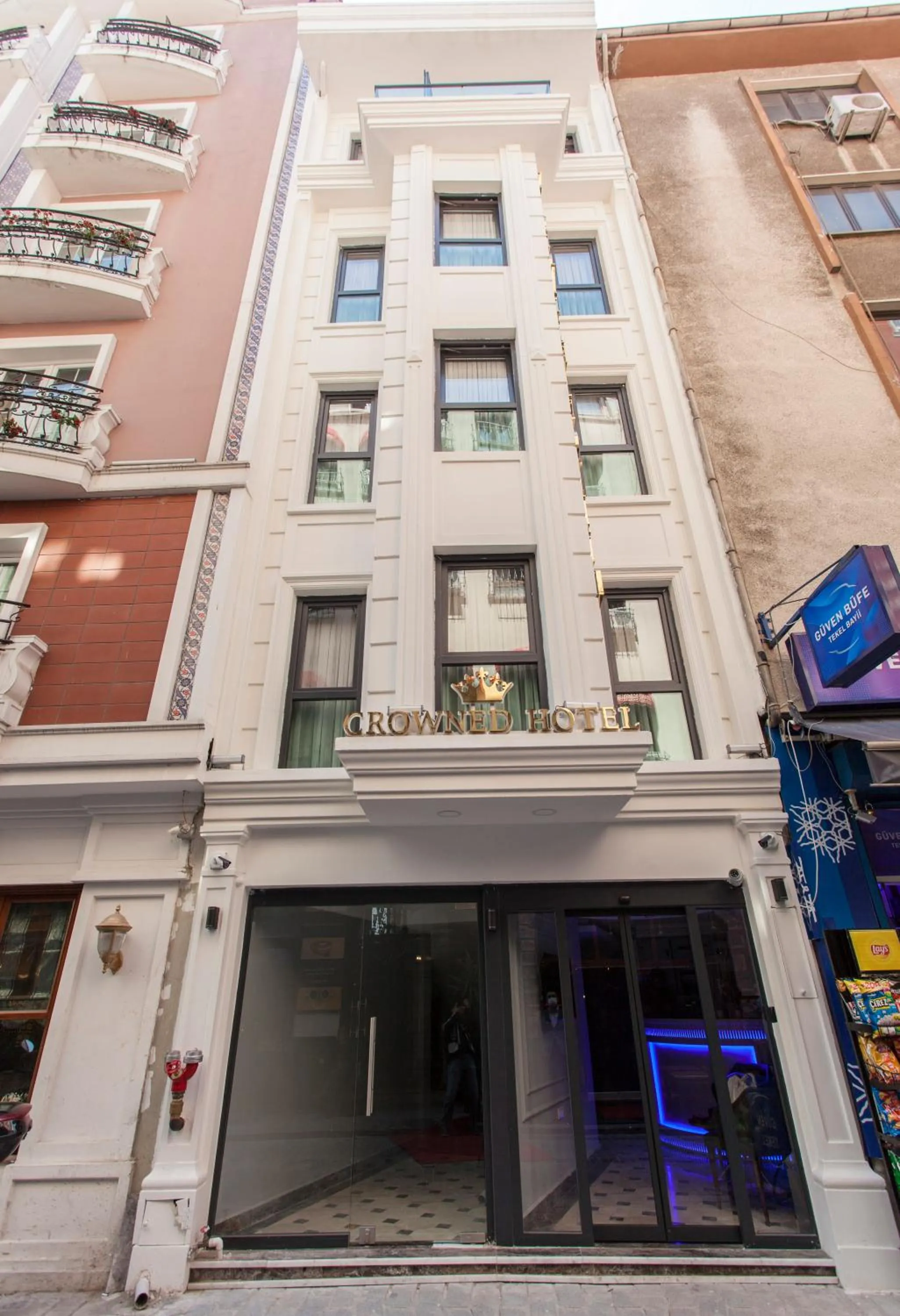 Property building in Crowned Hotel