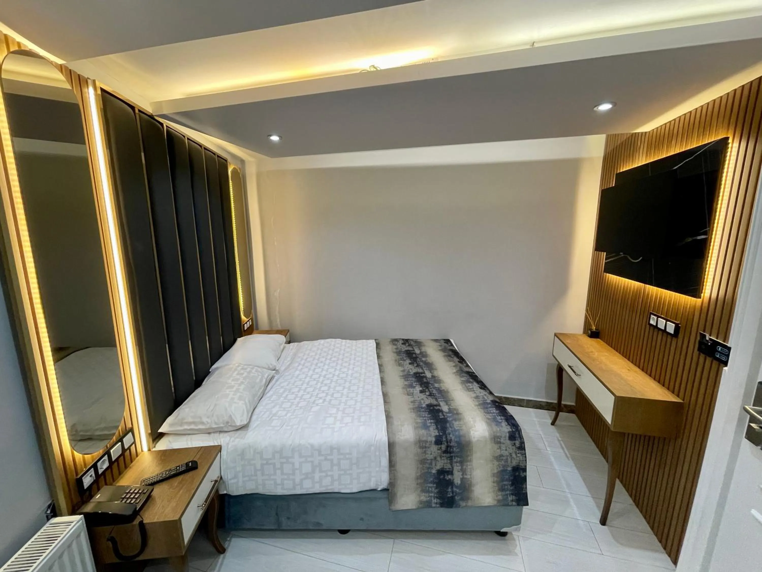 Bed in Crowned Hotel