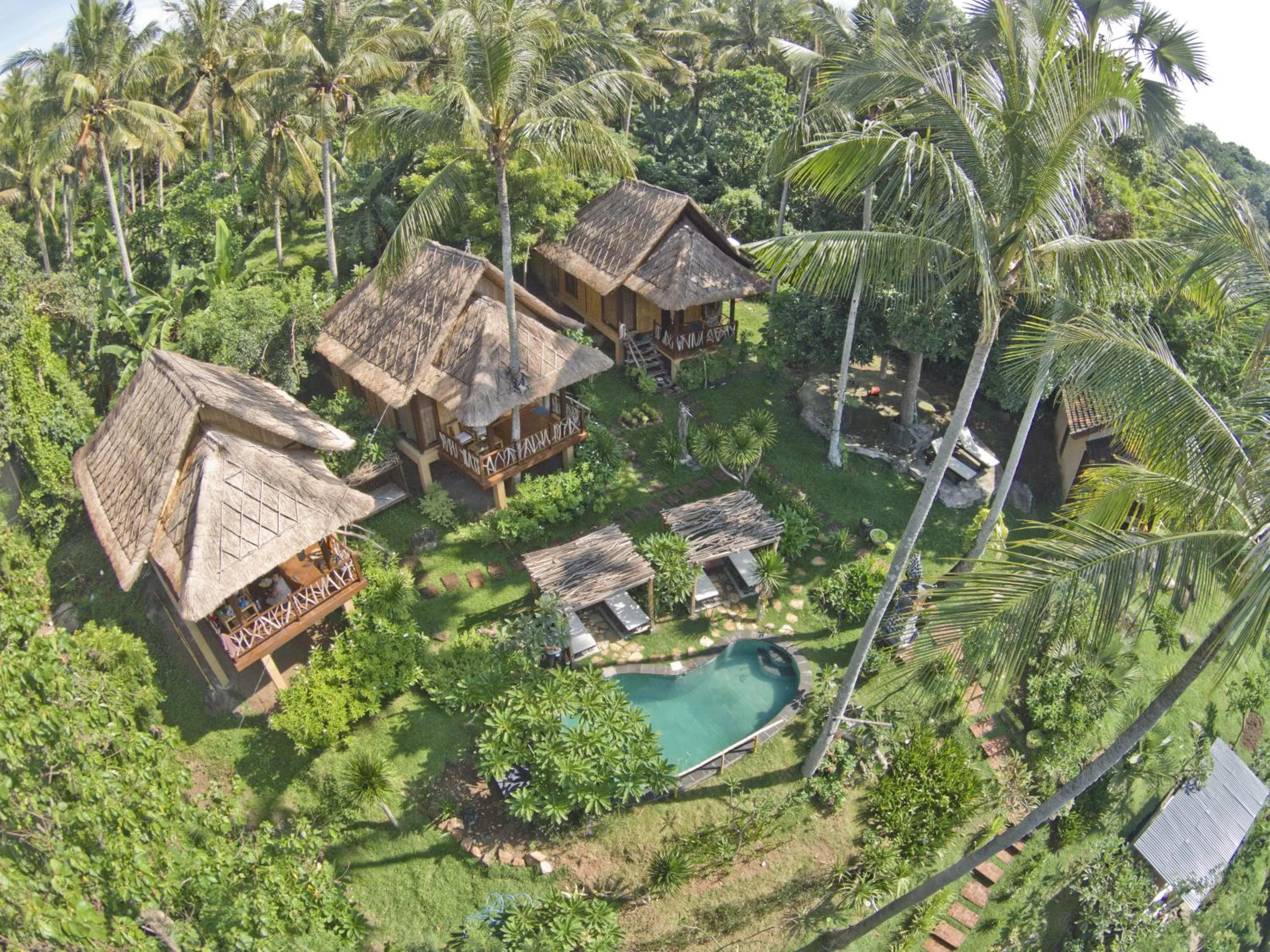 Bird's eye view in Jepun Didulu Cottages