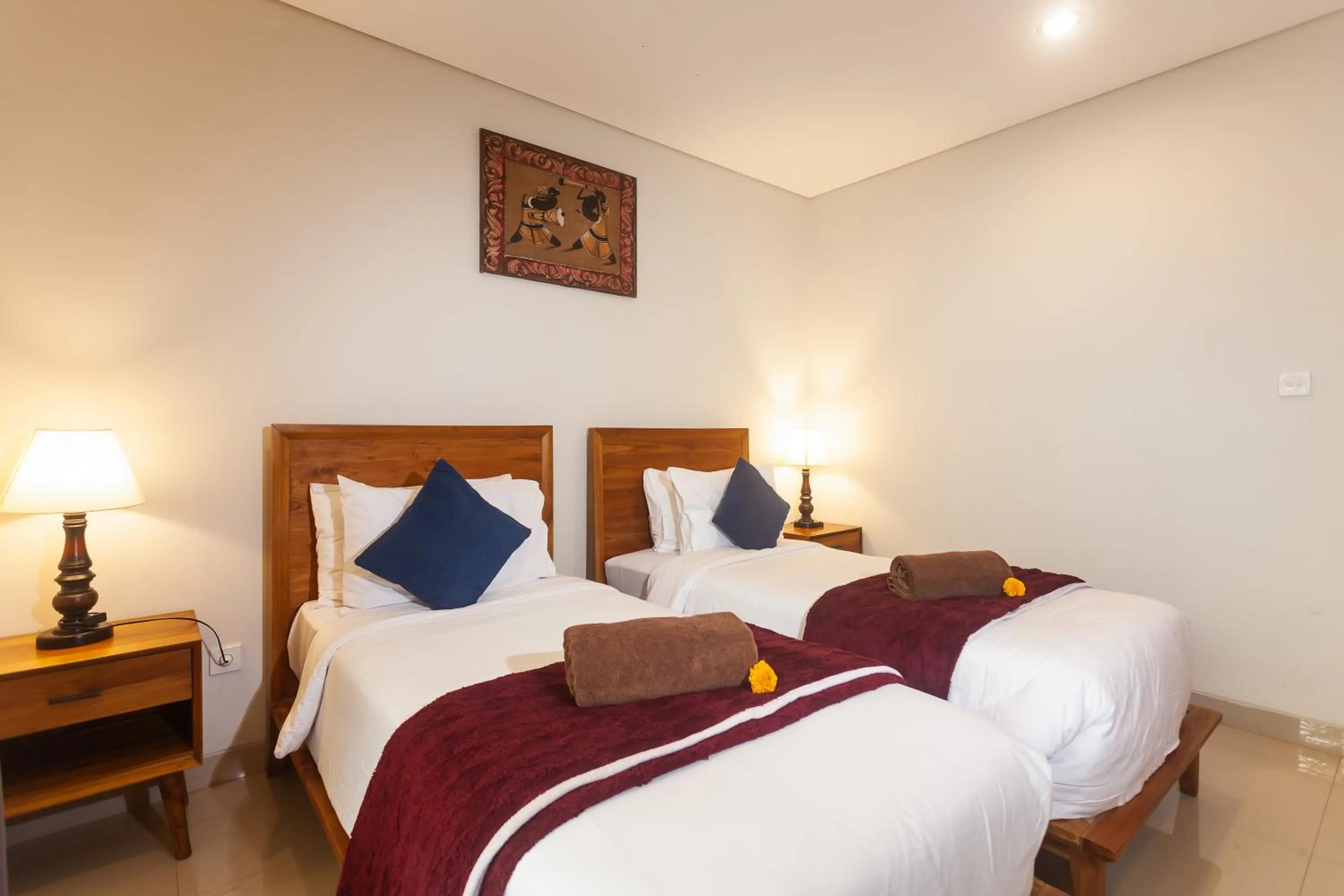 Bed in Naksa Homestay Sanur