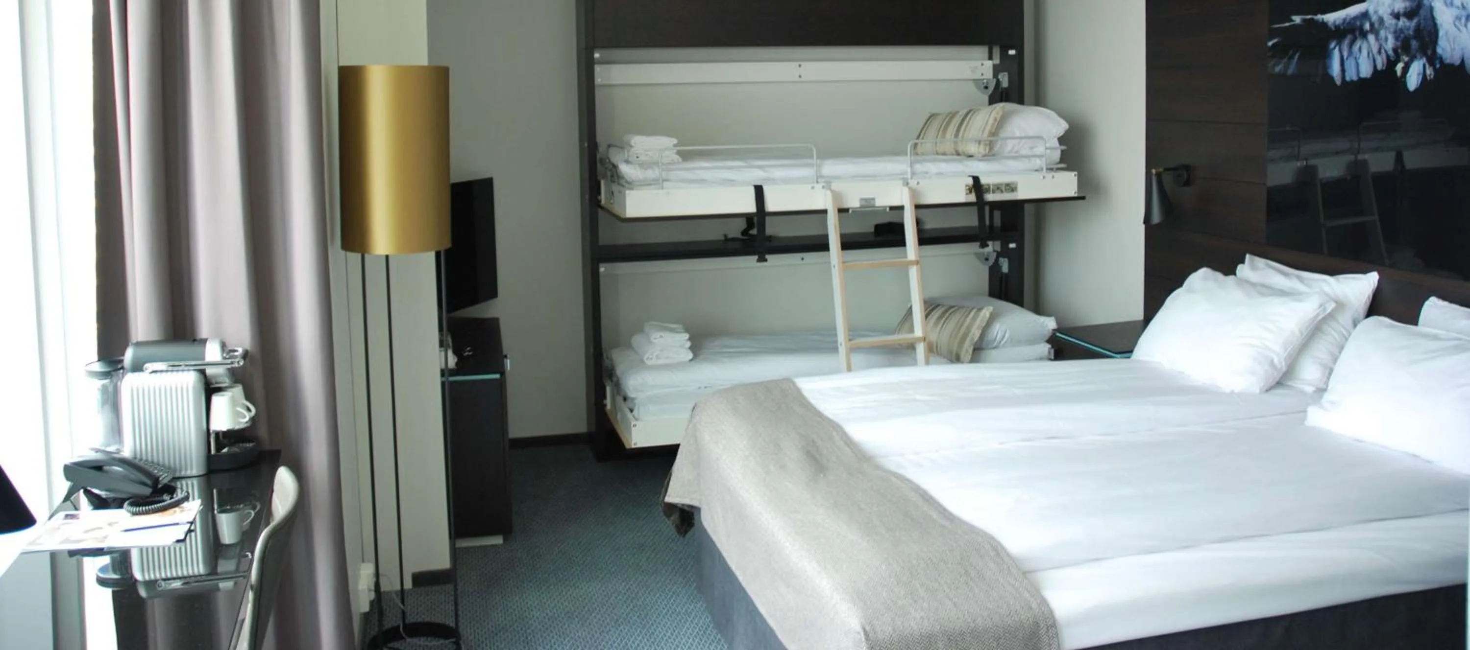 Photo of the whole room, Bed in Scandic Ørnen